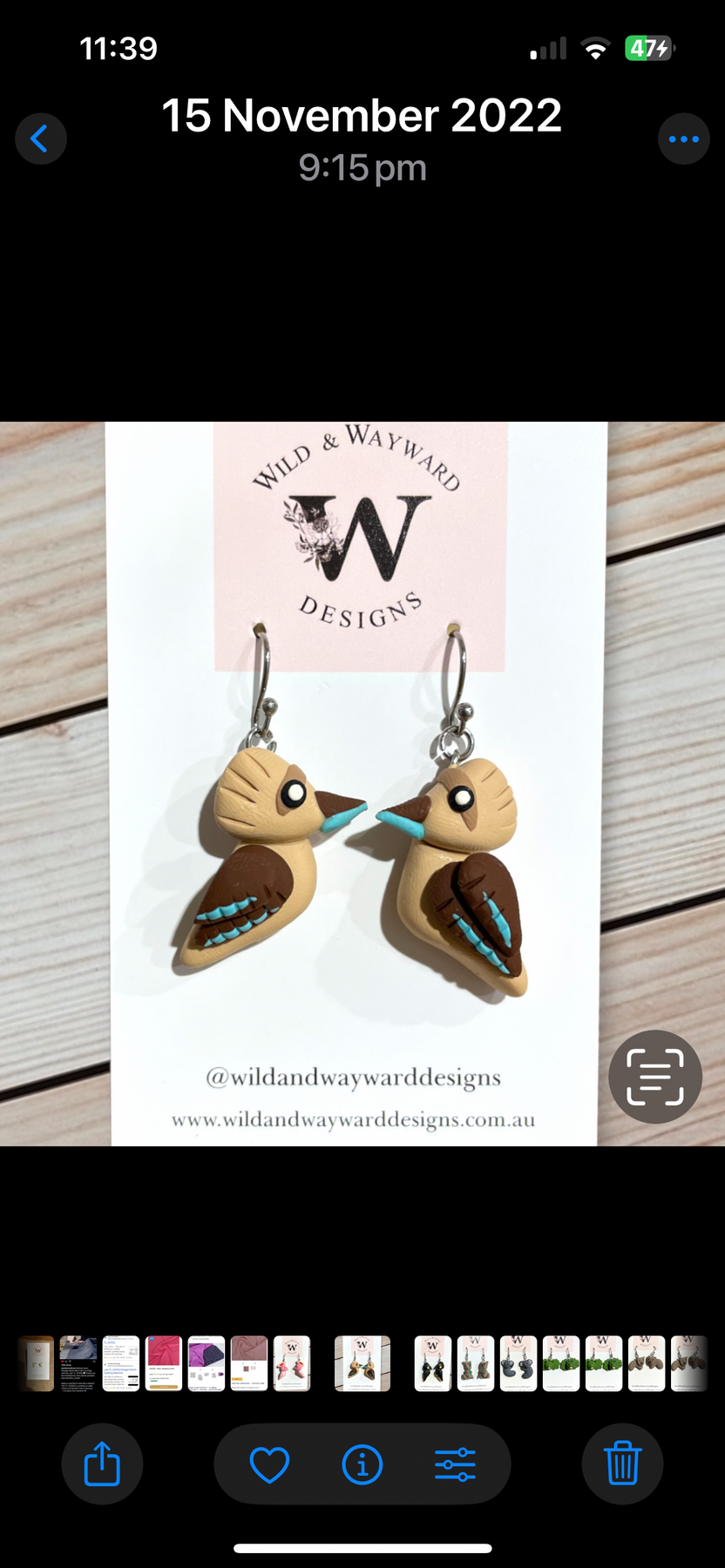Kookaburra Dangles