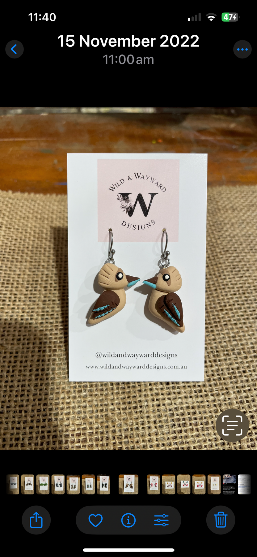 Kookaburra Dangles
