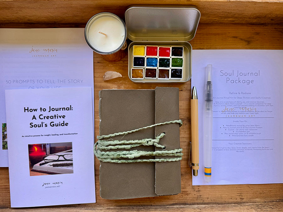 Soul Journal Package - Olive Green