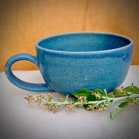 Blue Capuchino cup (A)