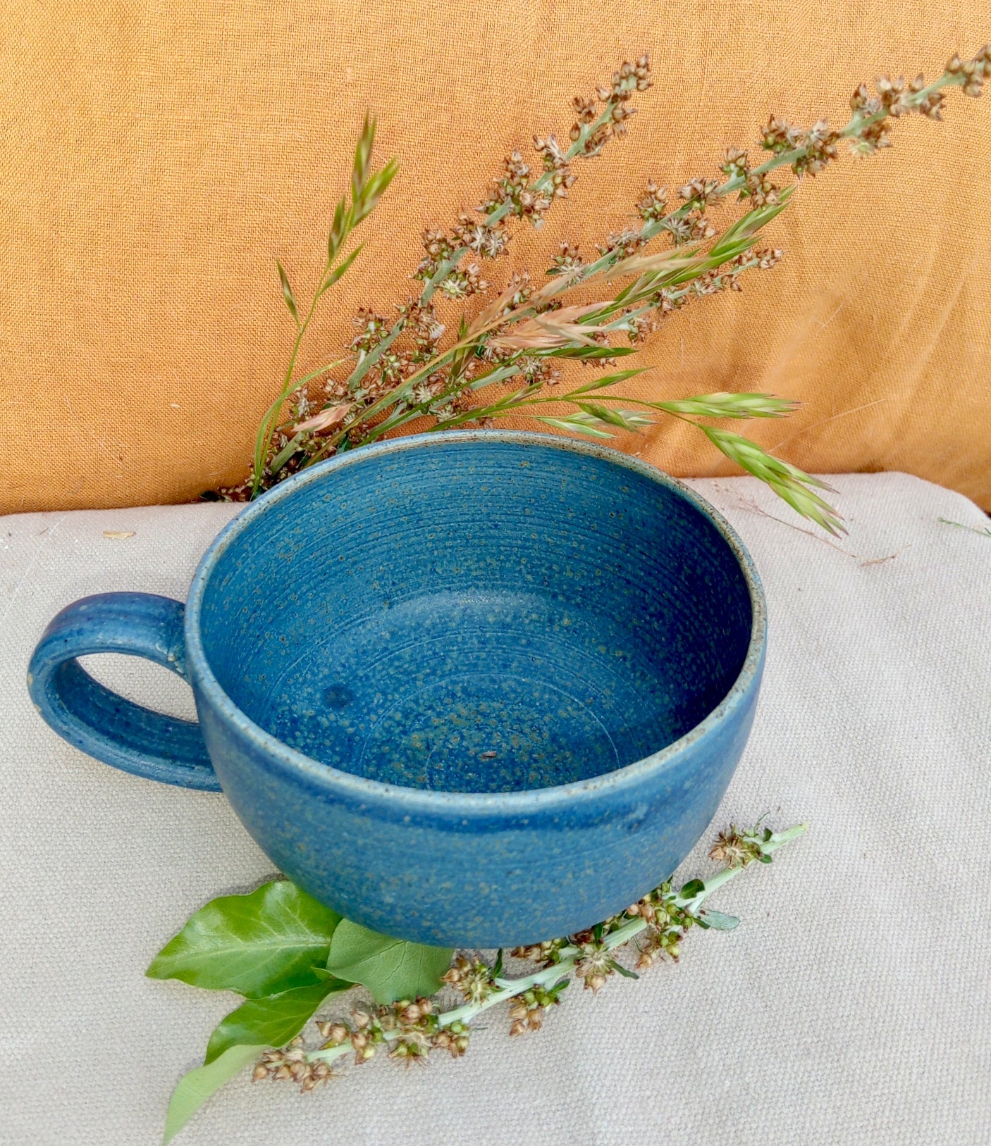 Blue Capuchino cup (A)