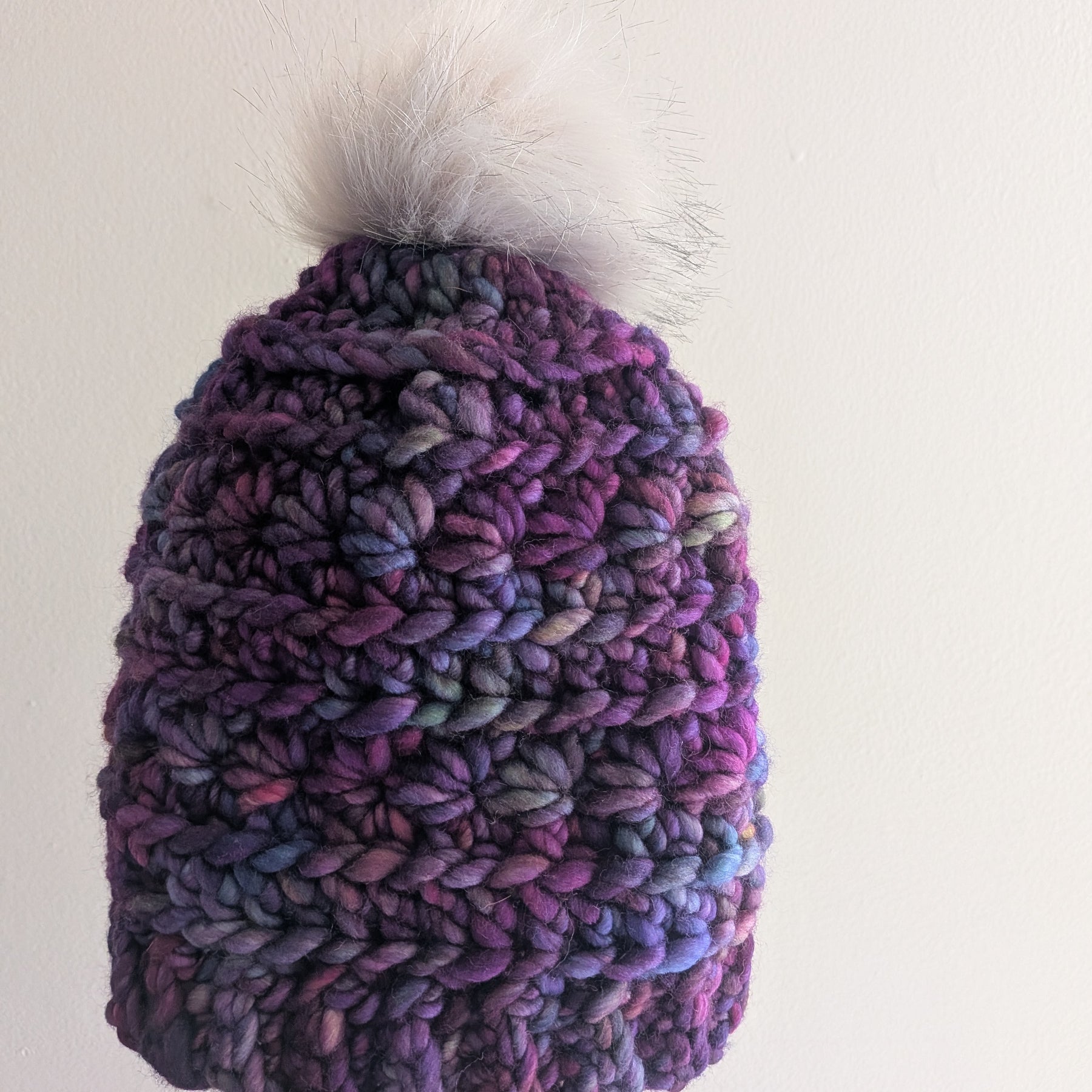 Cozy Fit Merino Beanie Purple Tones