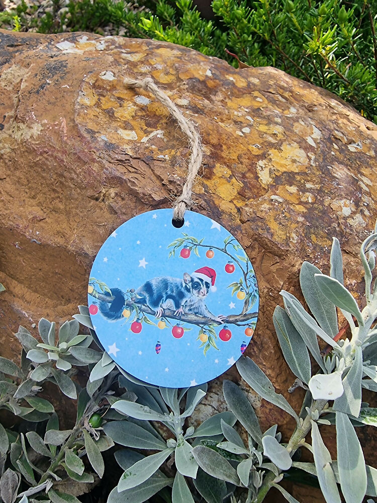 AUSSIE CHRISTMAS - set of 6 pastel decorations