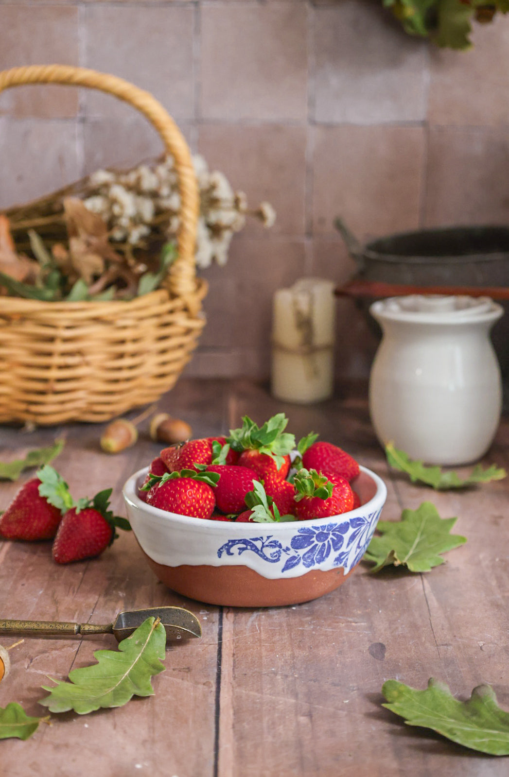 Handmade Ceramic French Provincial Bowls