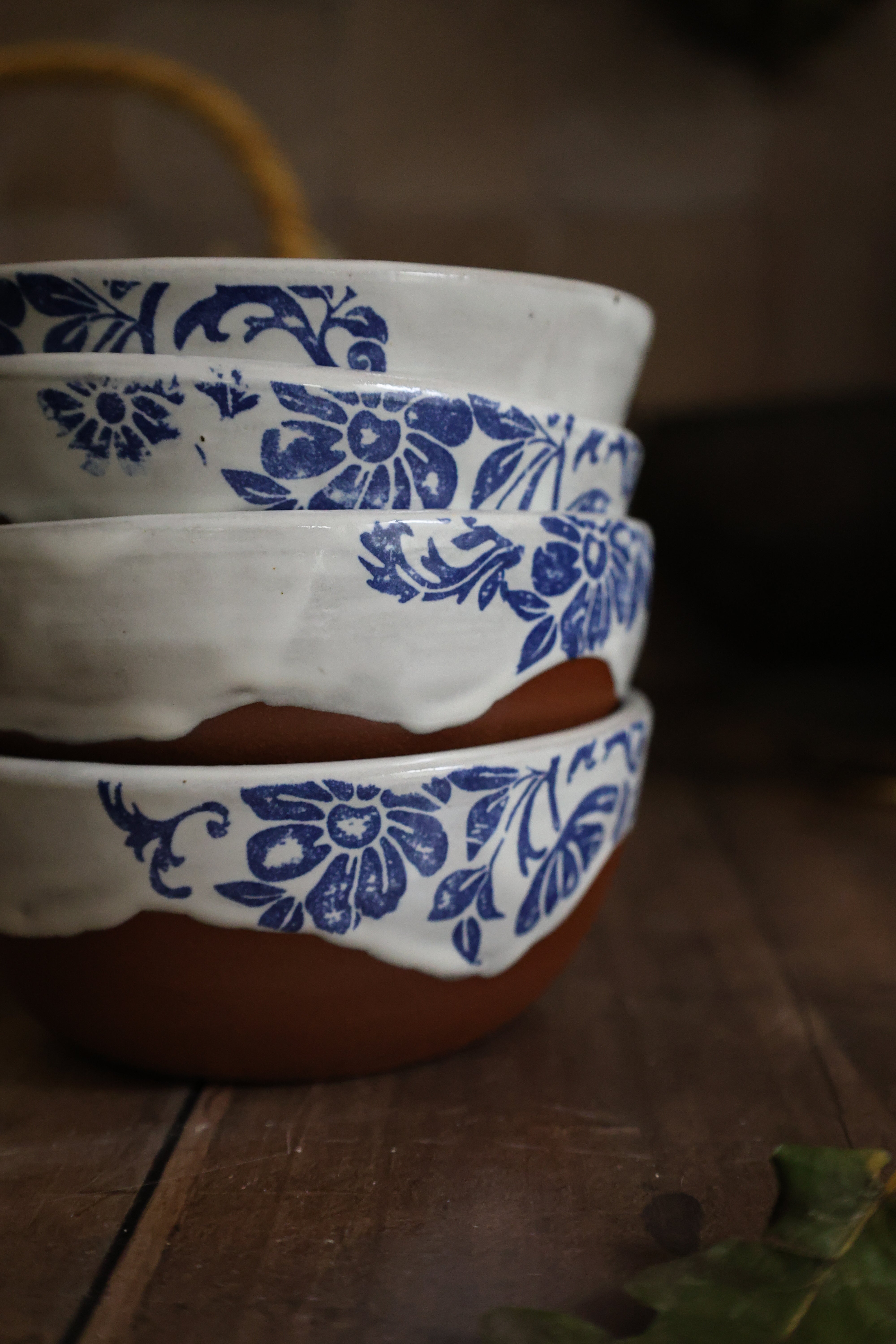 Handmade Ceramic French Provincial Bowls
