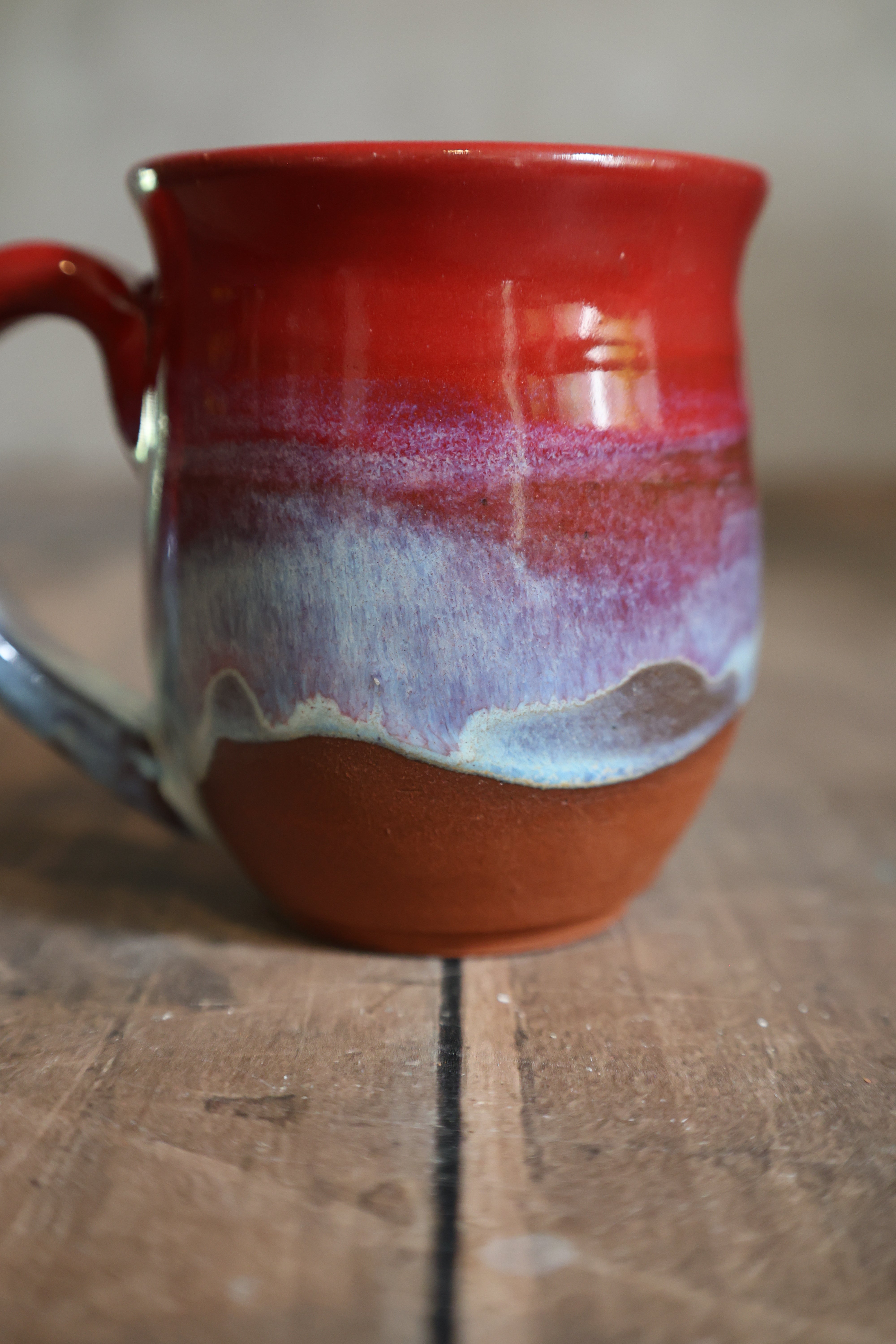 Handmade Ceramic Red Mug