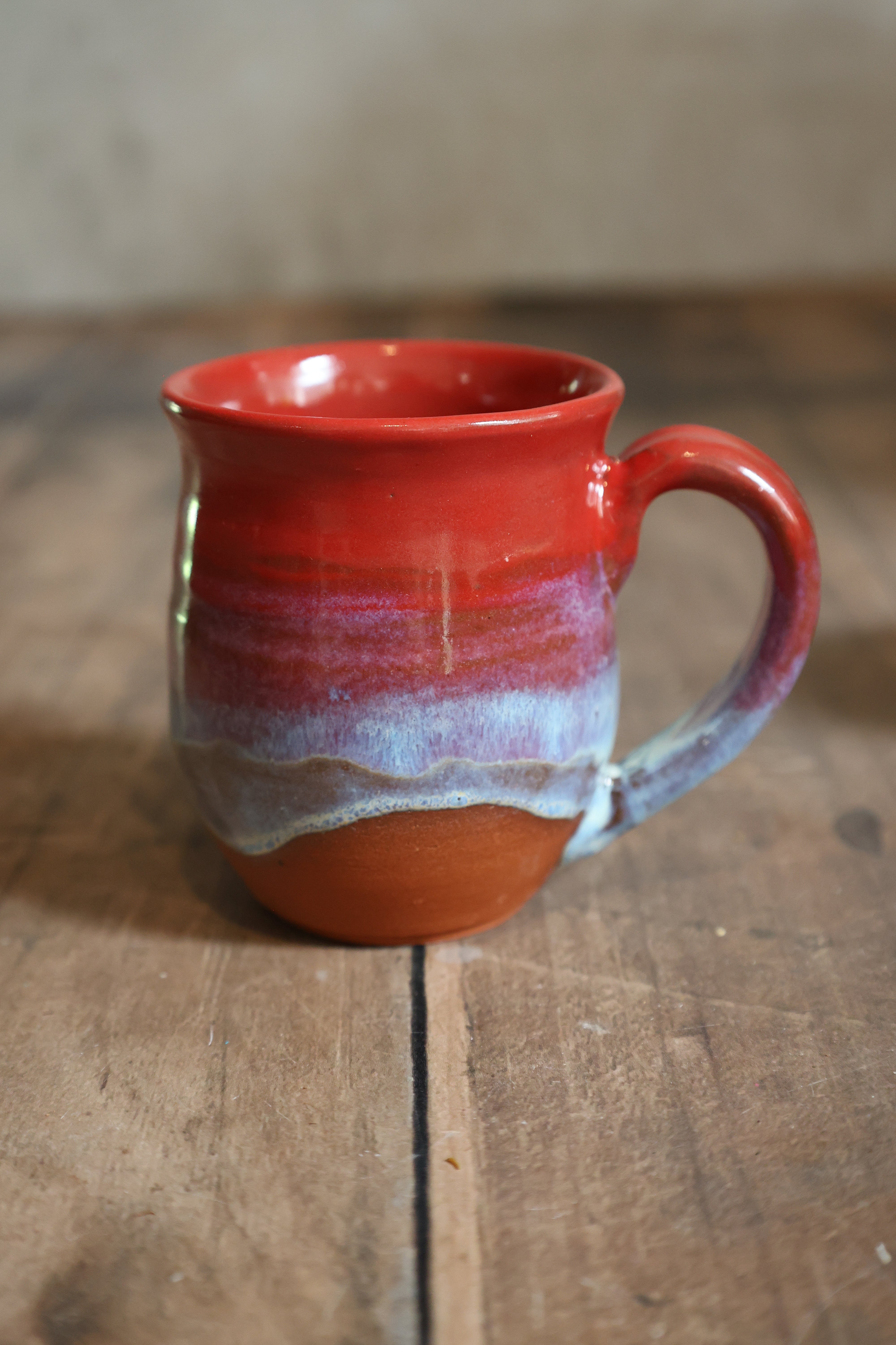 Handmade Ceramic Red Mug