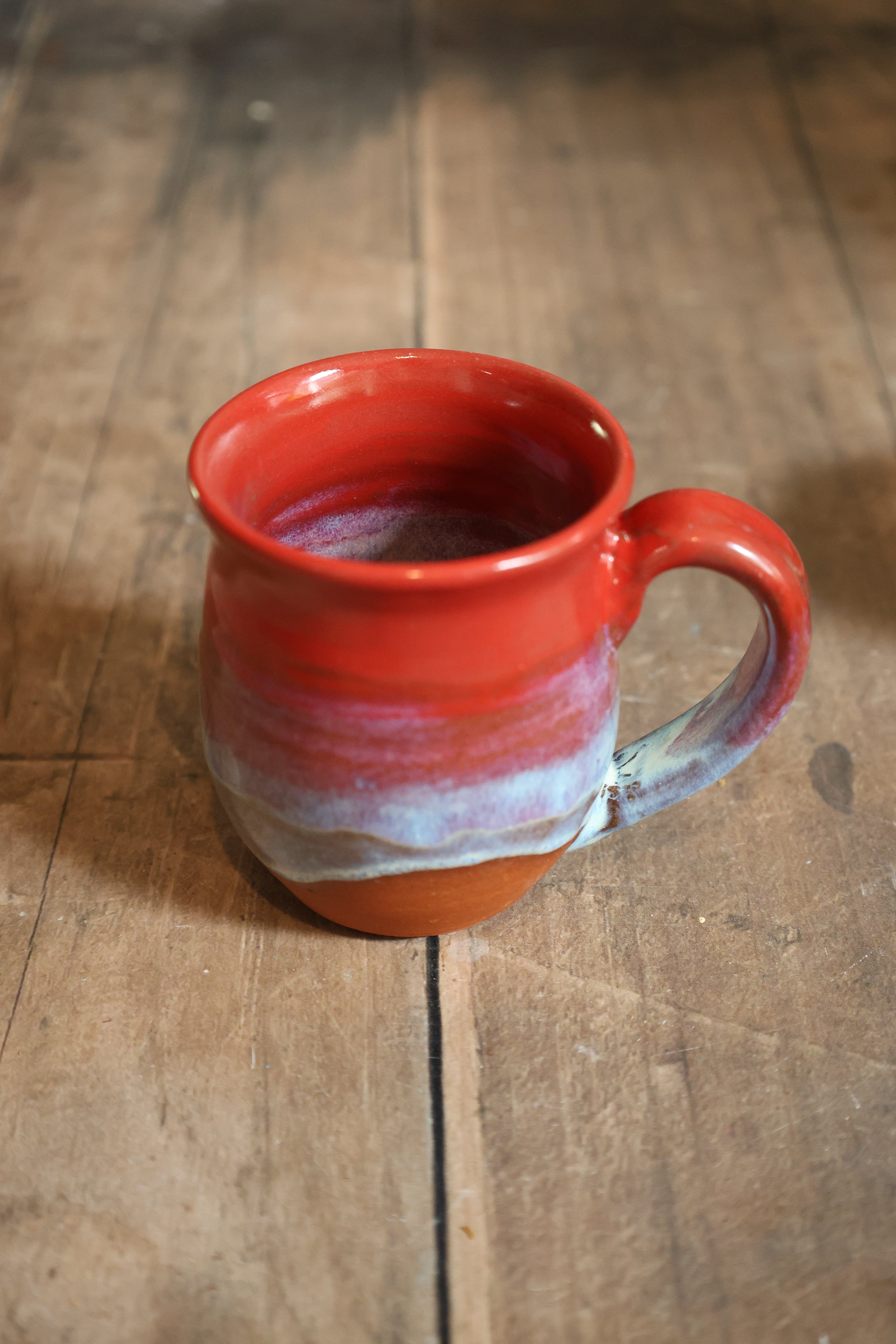 Handmade Ceramic Red Mug