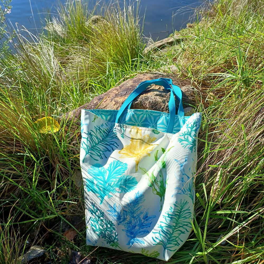 XL Beach Tote - Outdoor fabric - Zip Pocket
