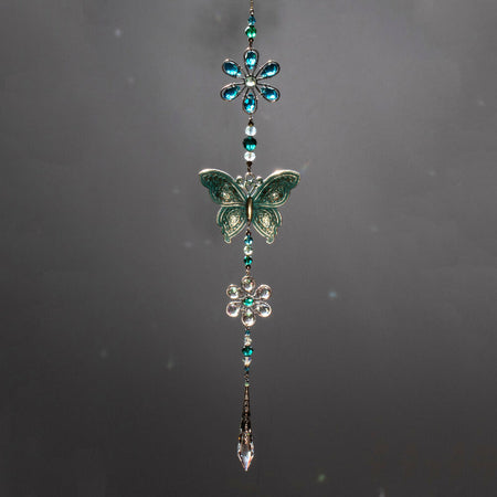 BUTTERFLY CRYSTAL WINDOW SUNCATCHER