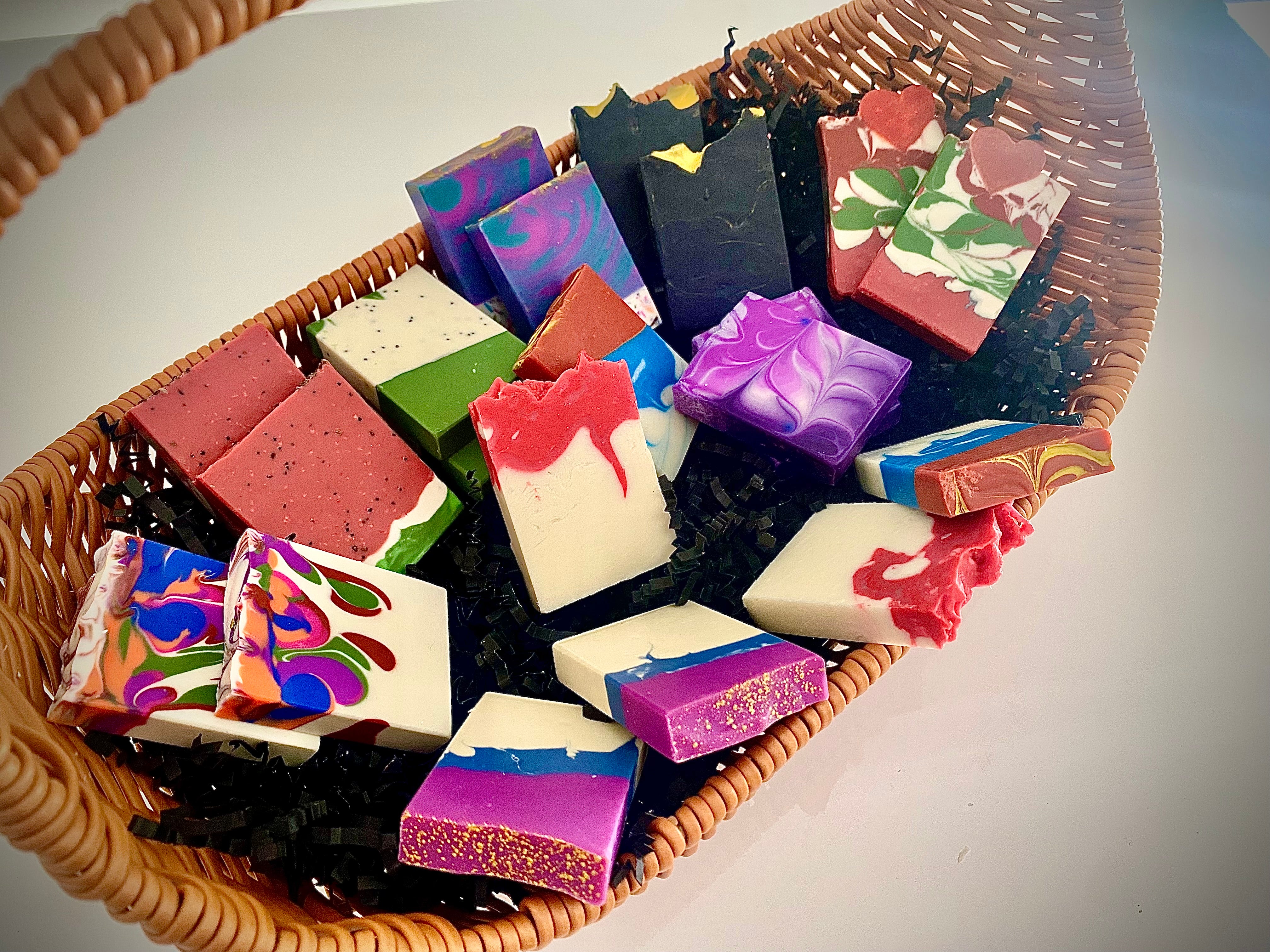 10/20 Pieces Mini Vegan Soaps – Handmade in Melbourne