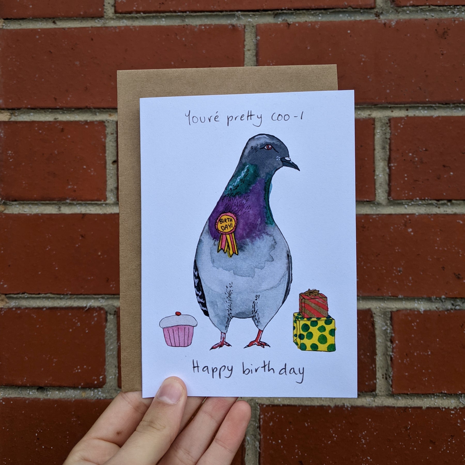 Party Pigeons - set of 6 birthday cards