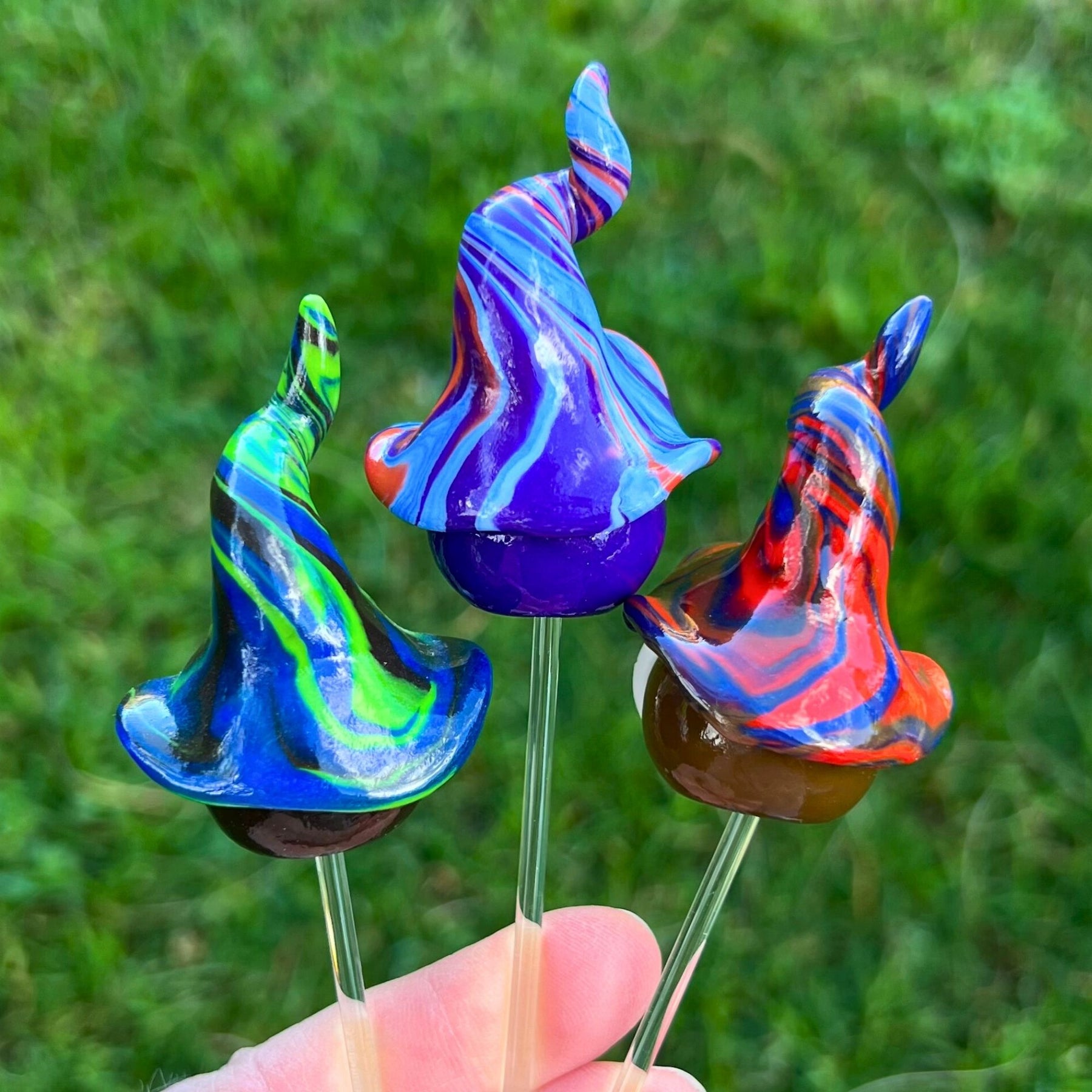 Whimsical Gnome Trio - Drip, Smudge & Splat