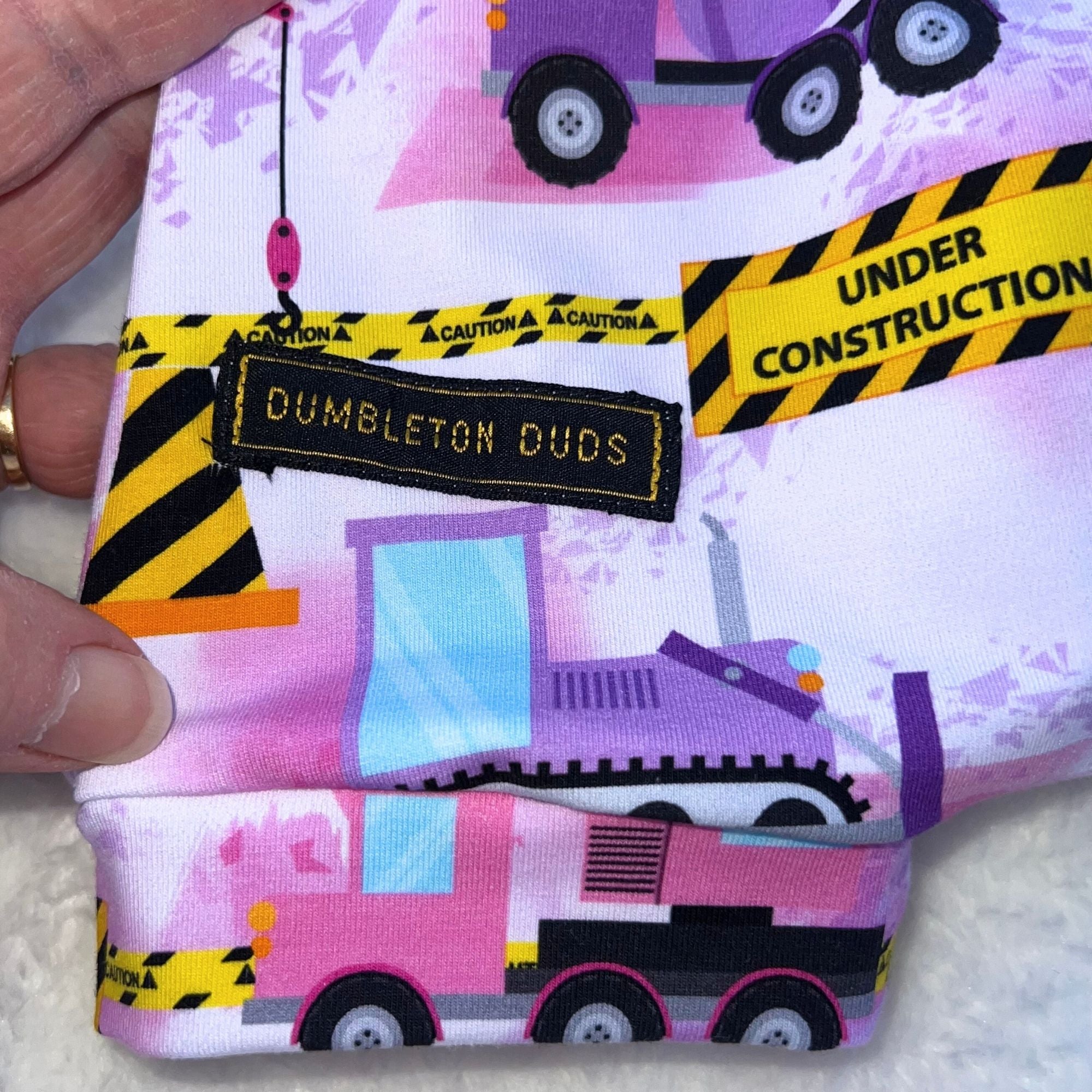 Machinery for Girls - Handmade Baby Girl Pants by Dumbleton Duds | Sizes 000, 00, 0, 1, 2