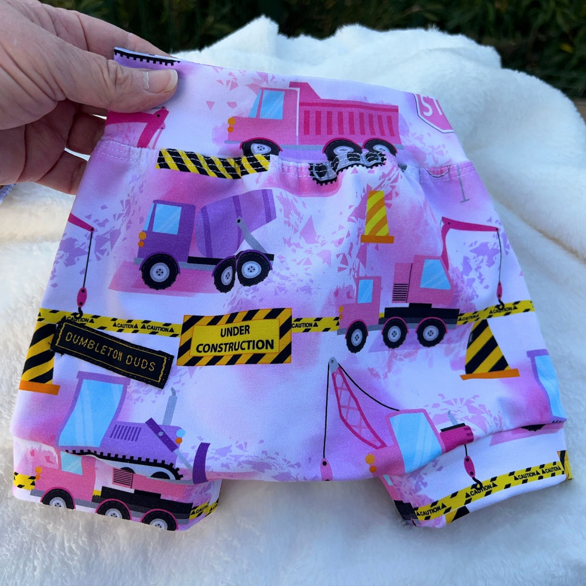 Machinery for Girls | Sizes 00, 0 | Handmade Baby Girl Pants by Dumbleton Duds | FREE Postage $50+