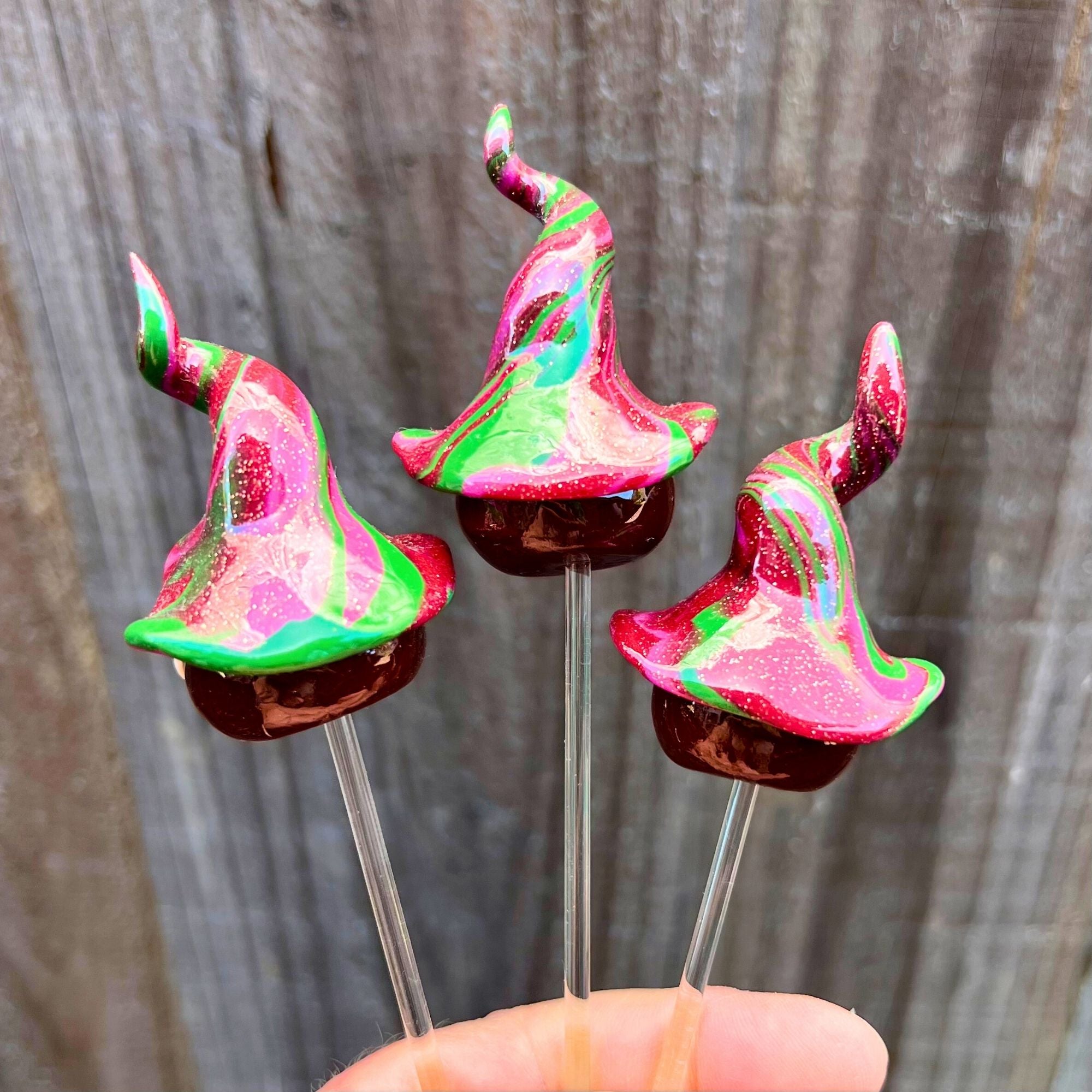 Whimsical gnome trio - Wizzlefink, Twill, & Pic