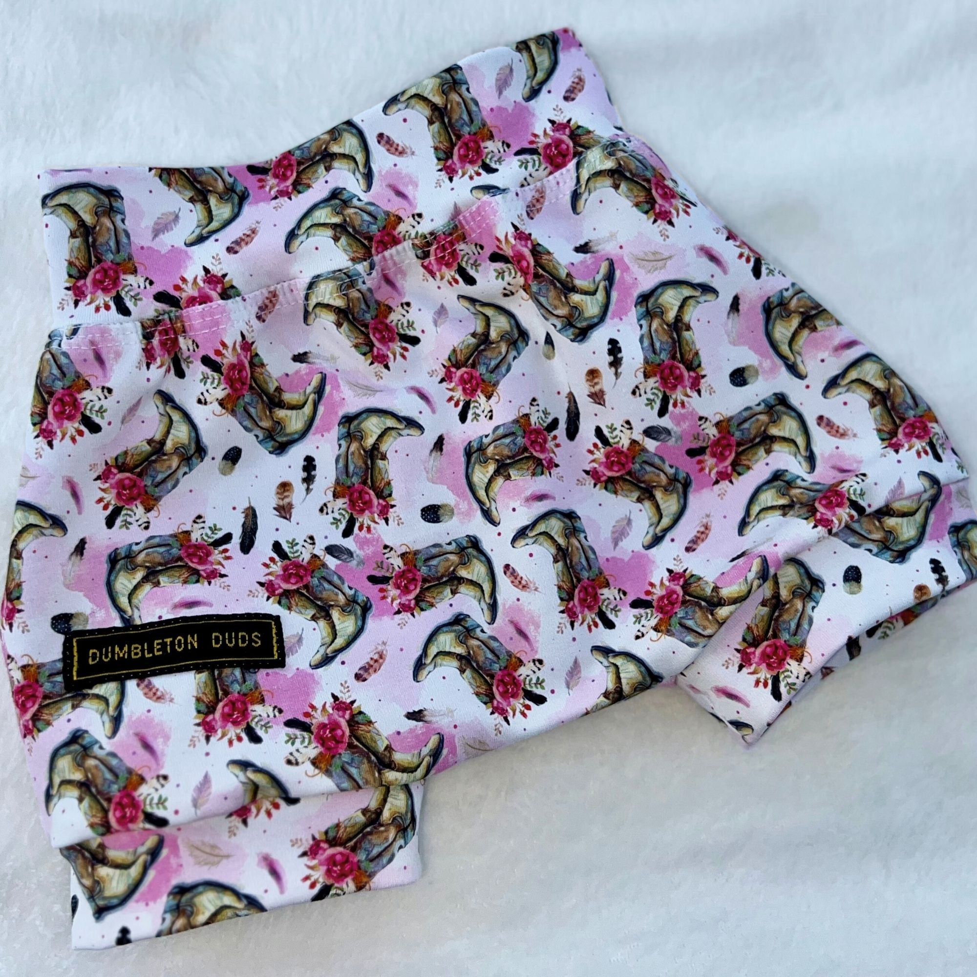 Cowgirl Boots | Size 00, 1 | Handmade Baby Girl Pants by Dumbleton Duds | FREE Postage $50+