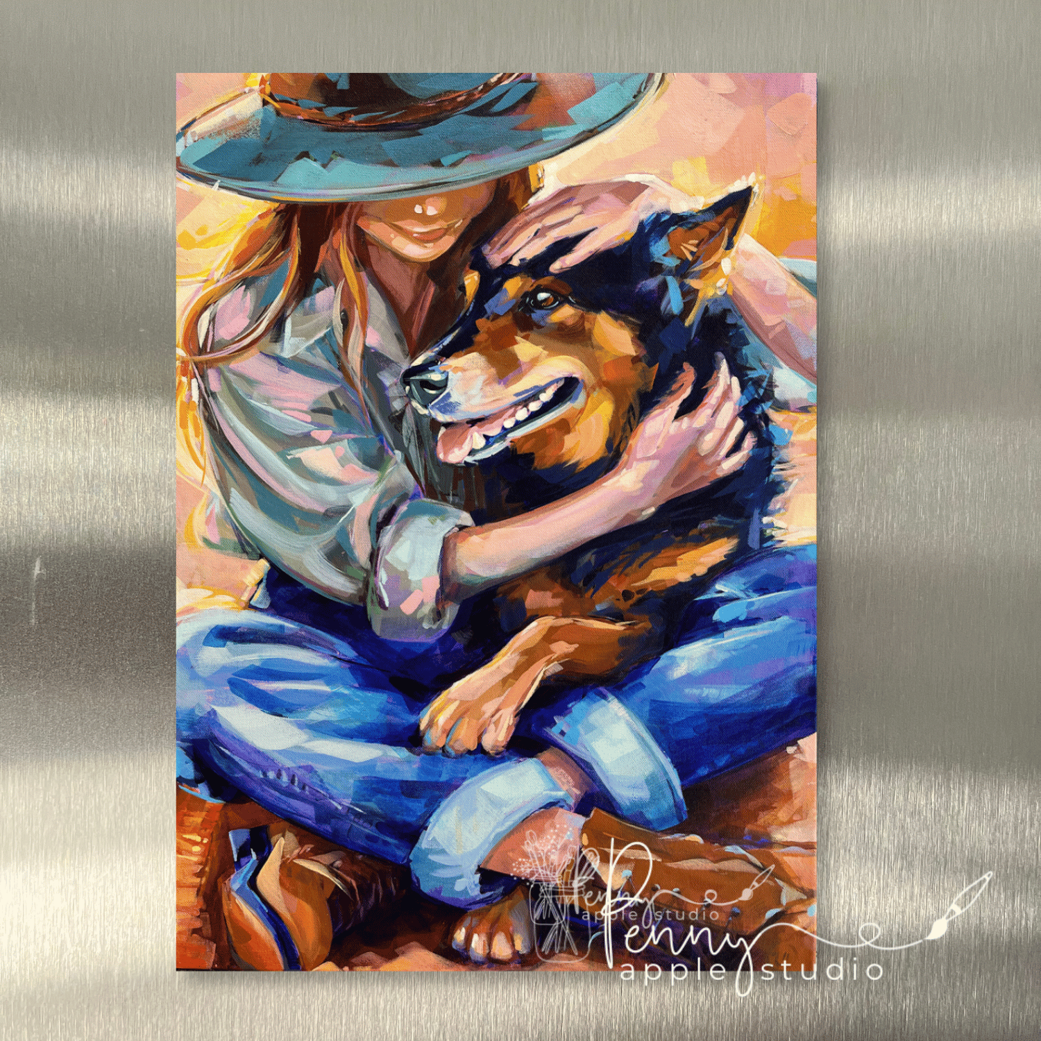 (2) Magnet Set – Expressive Mini Art for Small Spaces