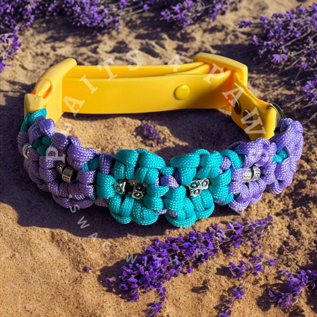 Sunbloom Paracord Adjustable Dog Collar Small - Medium