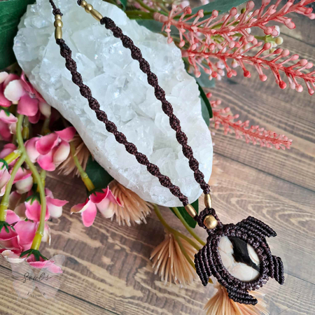 Peanut Wood Turtle Necklace