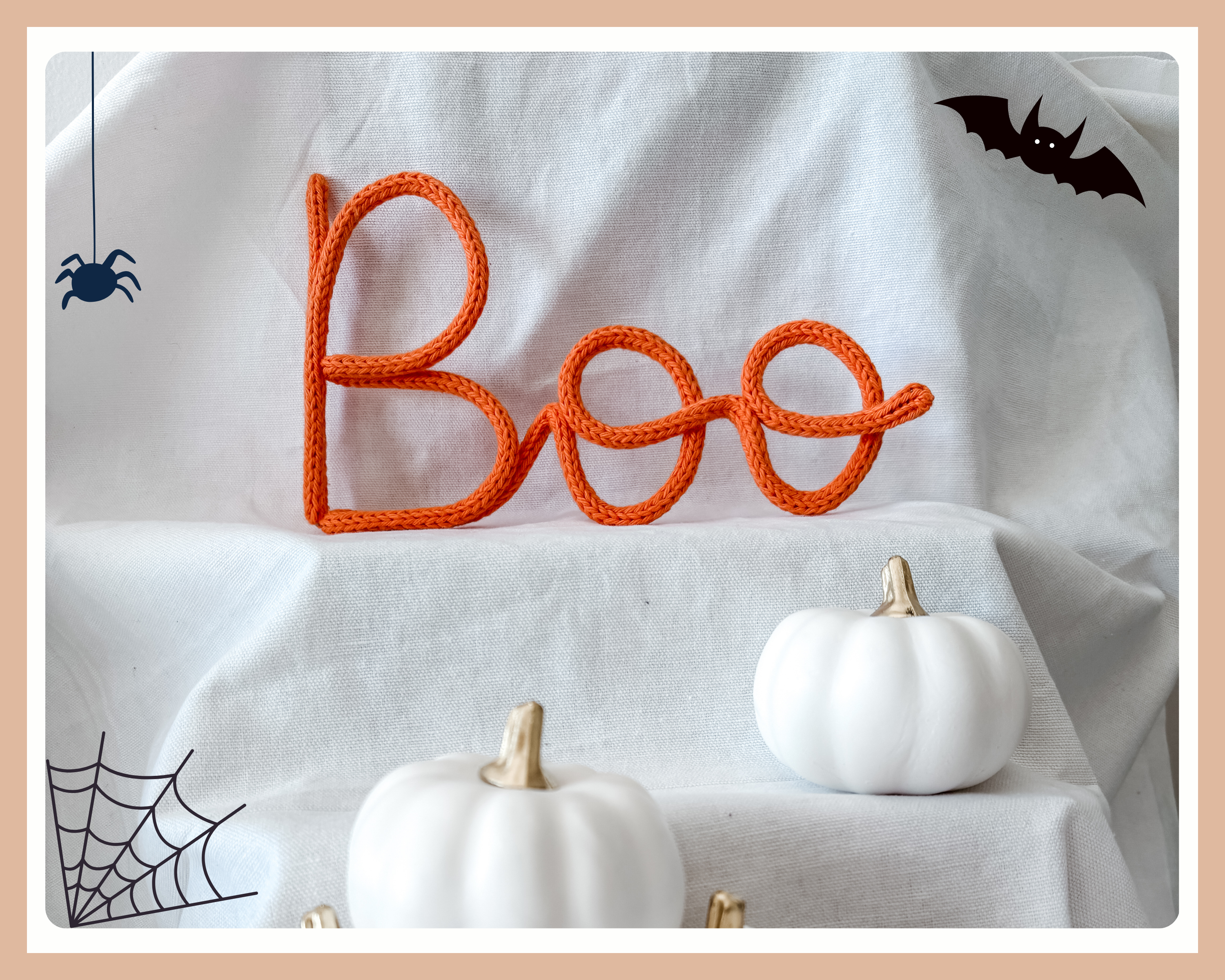 Boo sign Halloween