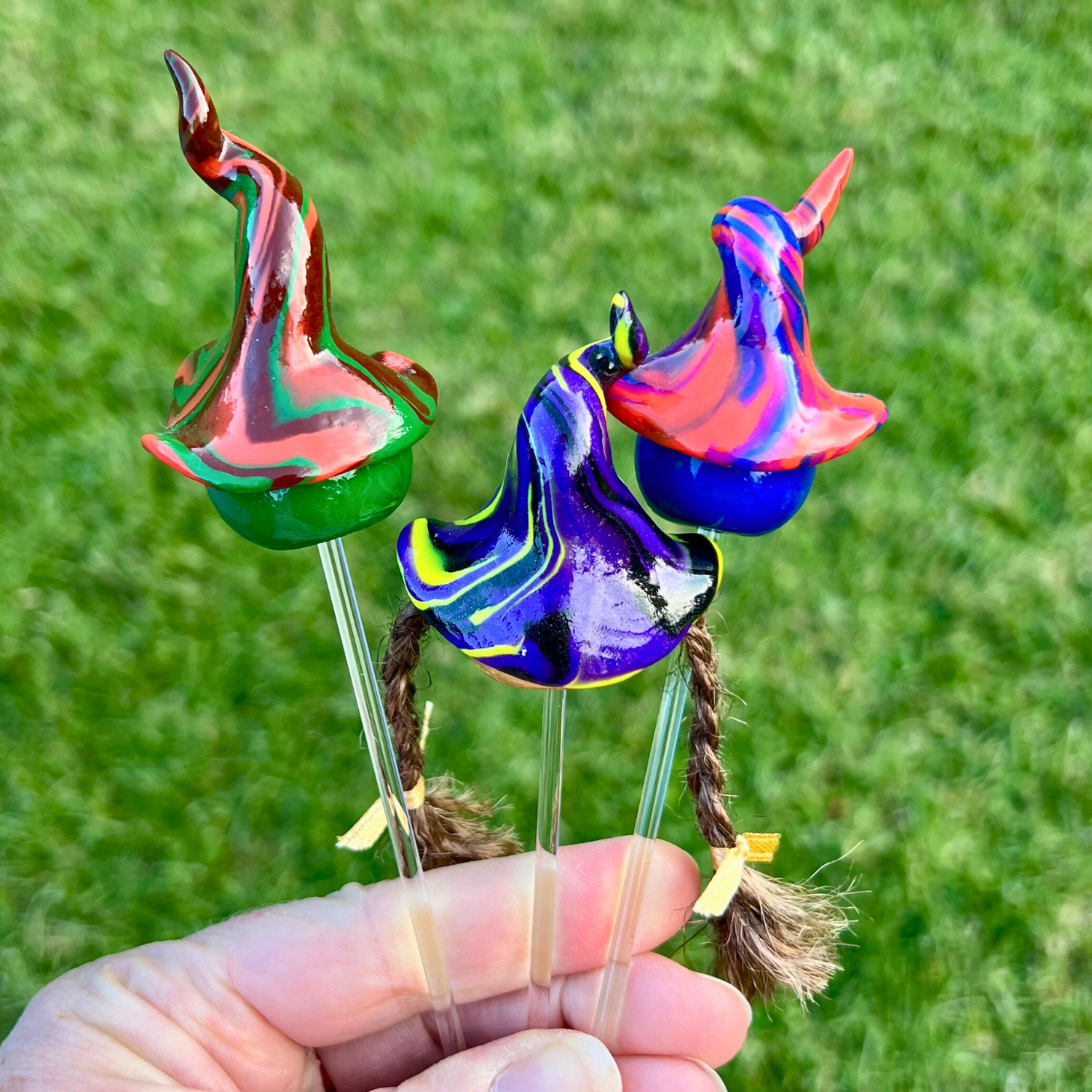 Whimsical gnome trio - Brumble, Fennel & Dottle