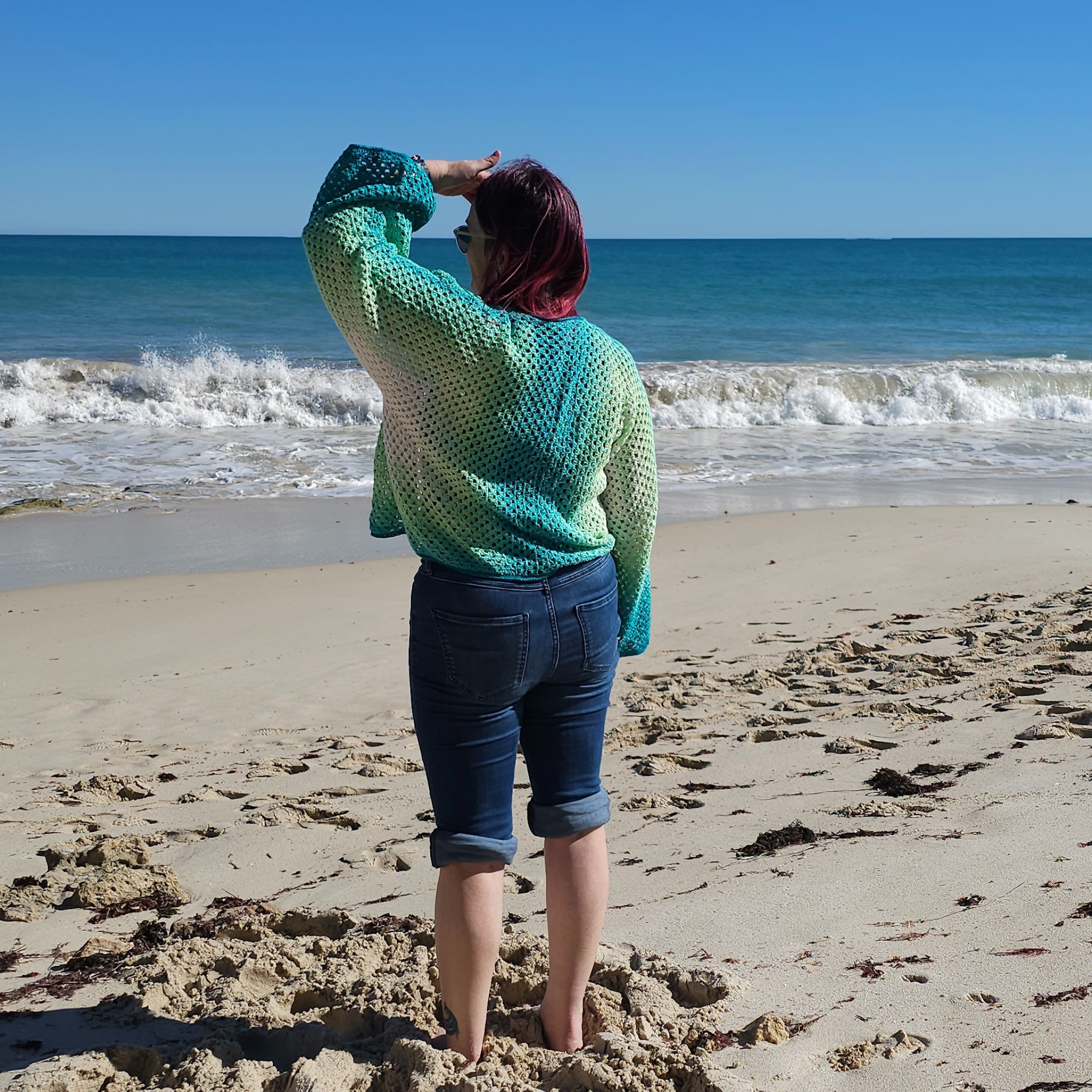 Hexagon Granny Cardigan