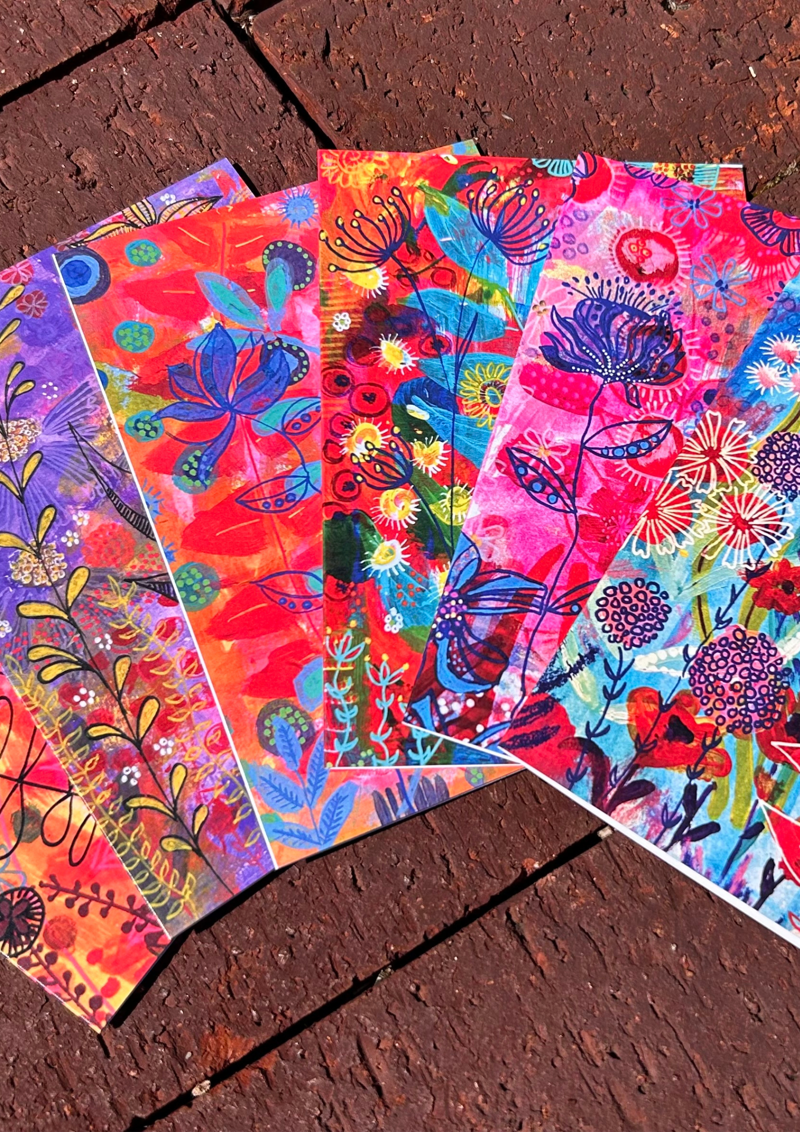 6 Bright and Beautiful Greeting Cards
