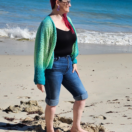 Hexagon Granny Cardigan