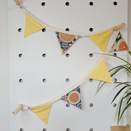 Floral & Polka Dots Joyful Bunting