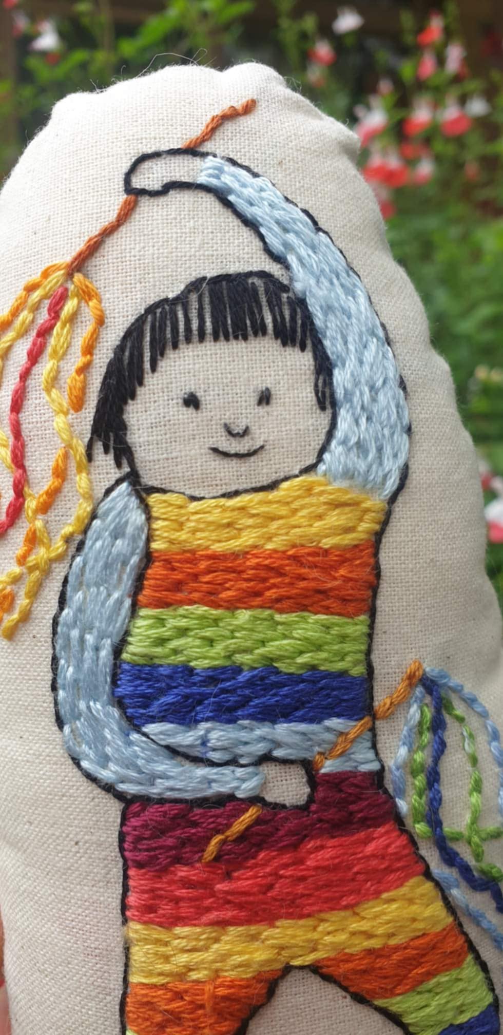 Collections textile little person character Tansy