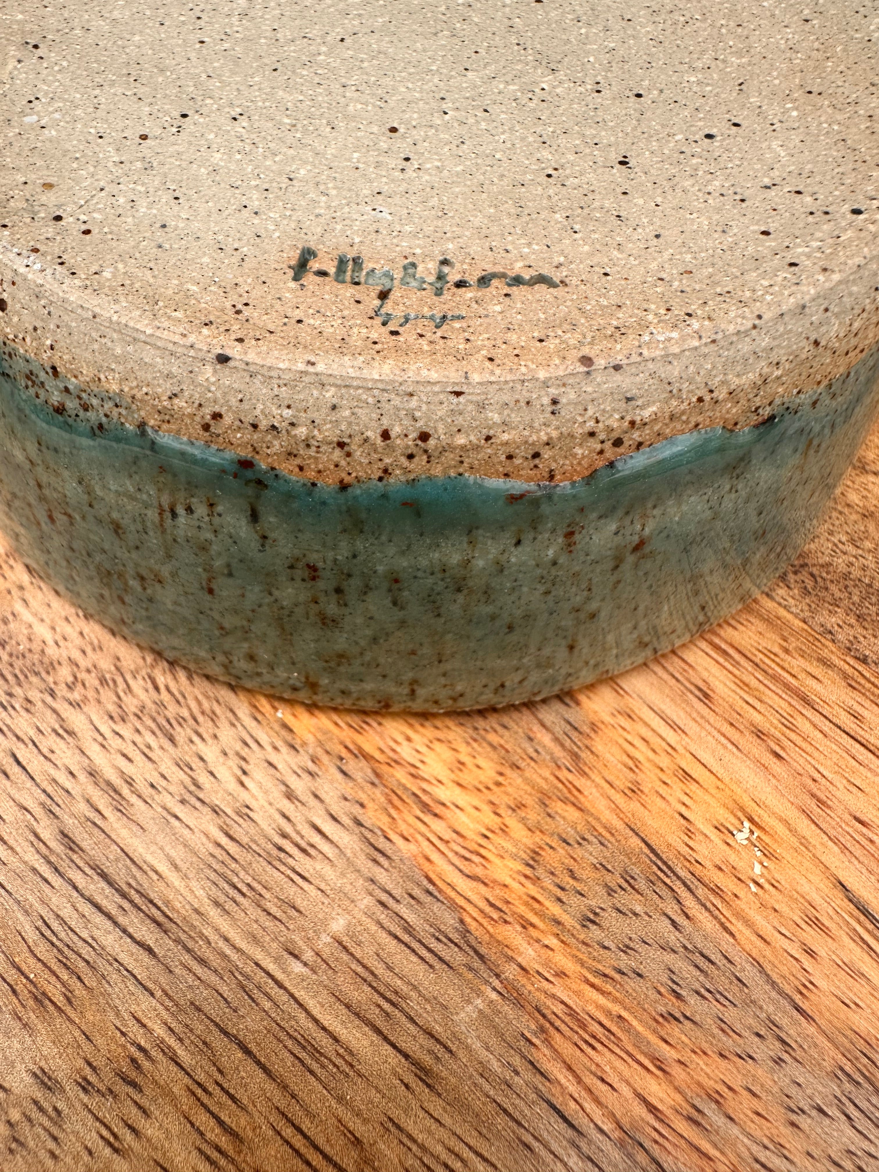 Ceramic Dog Bowl - Paw or Bone - Blue/White