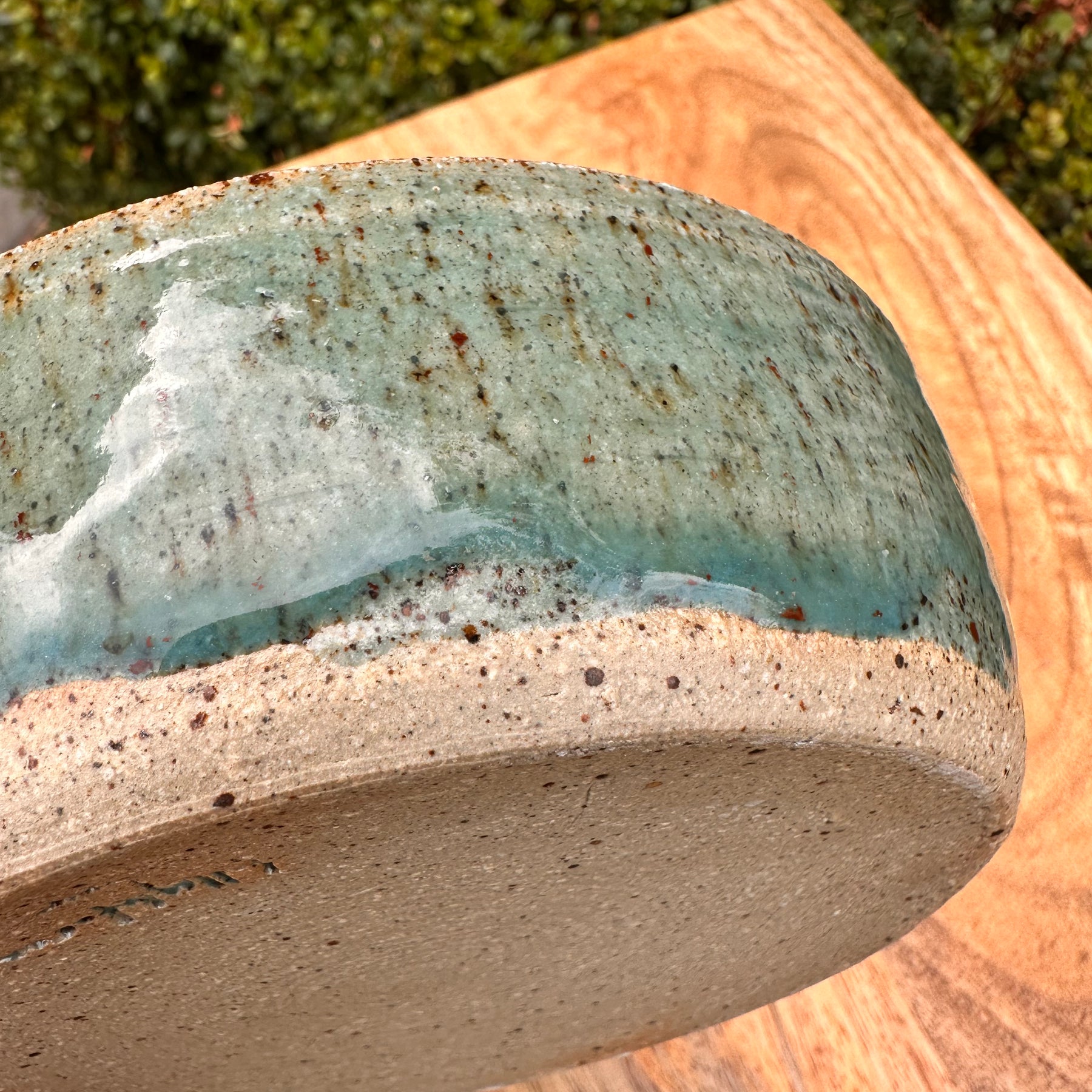 Ceramic Dog Bowl - Paw or Bone - Blue/White