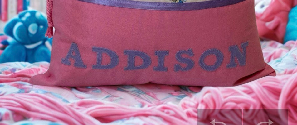 Children's Library Bag , Handmade, Personalised