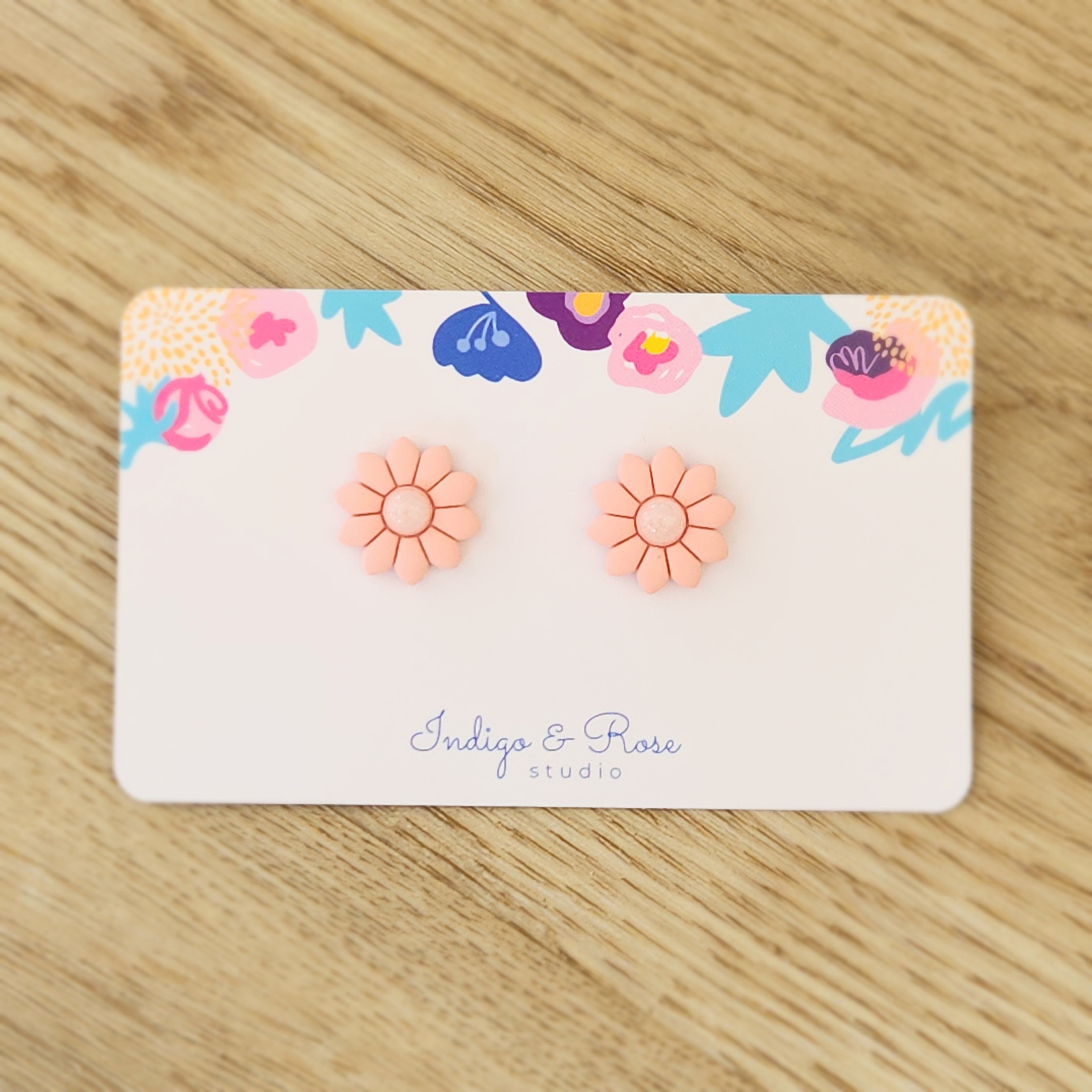 Daisy Studs (various colours)