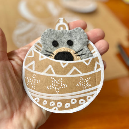 Finger puppets Australian animals wool felt