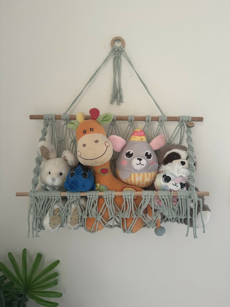 Macrame Hanging Shelf / Baby Shower gift / Made-to-Order