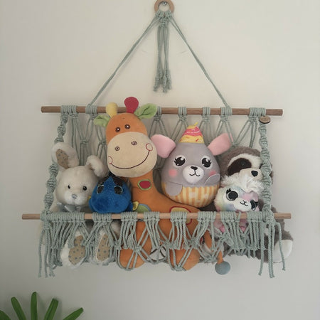 Macrame Hanging Shelf / Baby Shower gift / Made-to-Order