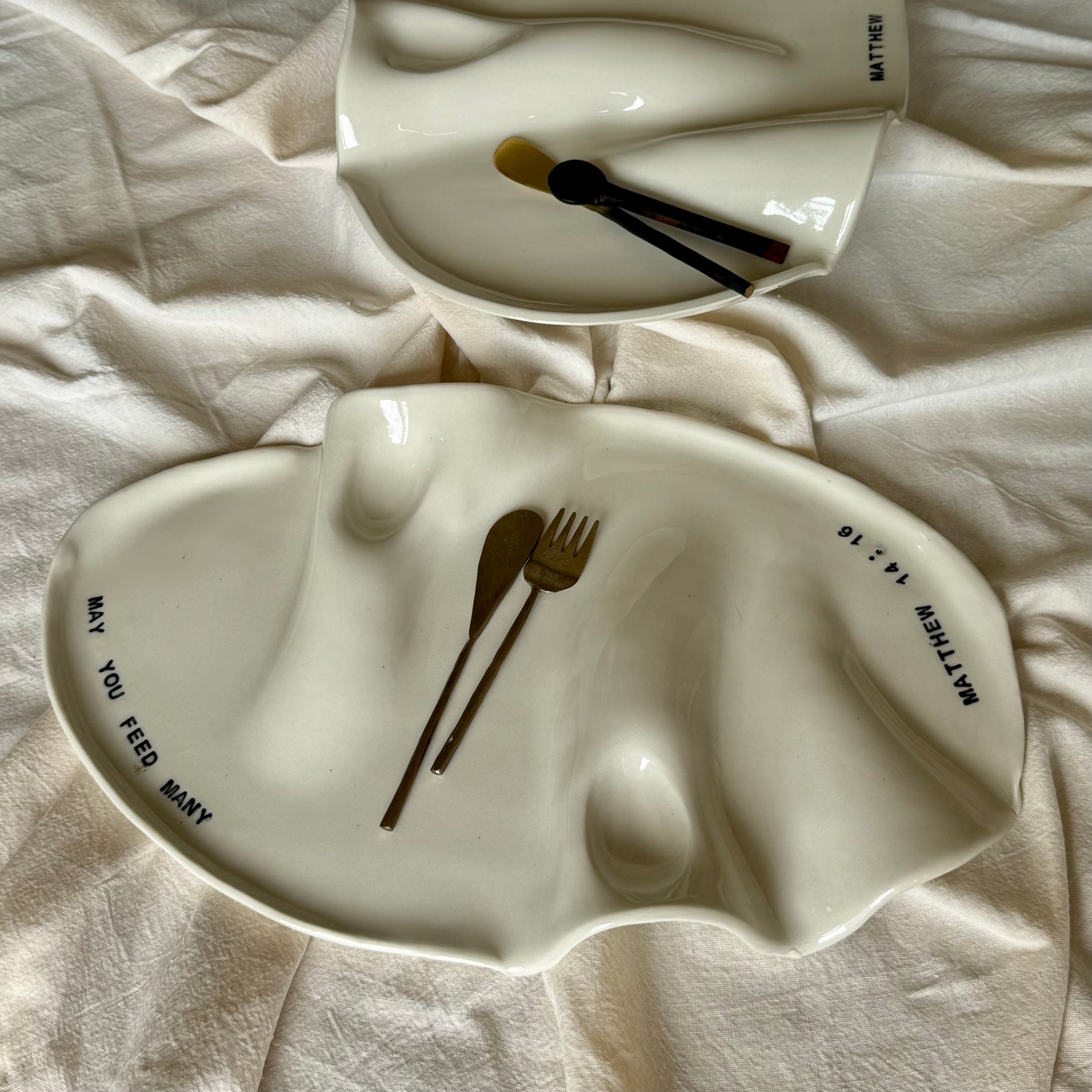 Custom Order for Michelle | Ceramic Organic Grazing Platter | May You Feed Many