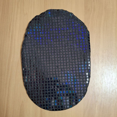 STOMA BAG COVER REGULAR GLITZ BLACK ILEOSTOMY, COLOSTOMY, UROSTOMY