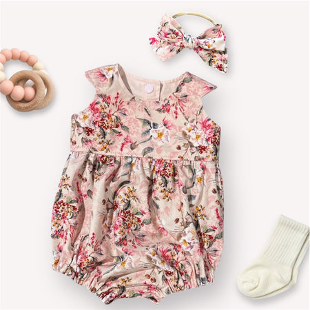 SIZE 0000 Baby Tea Party Rompers - MIXED PRINTS
