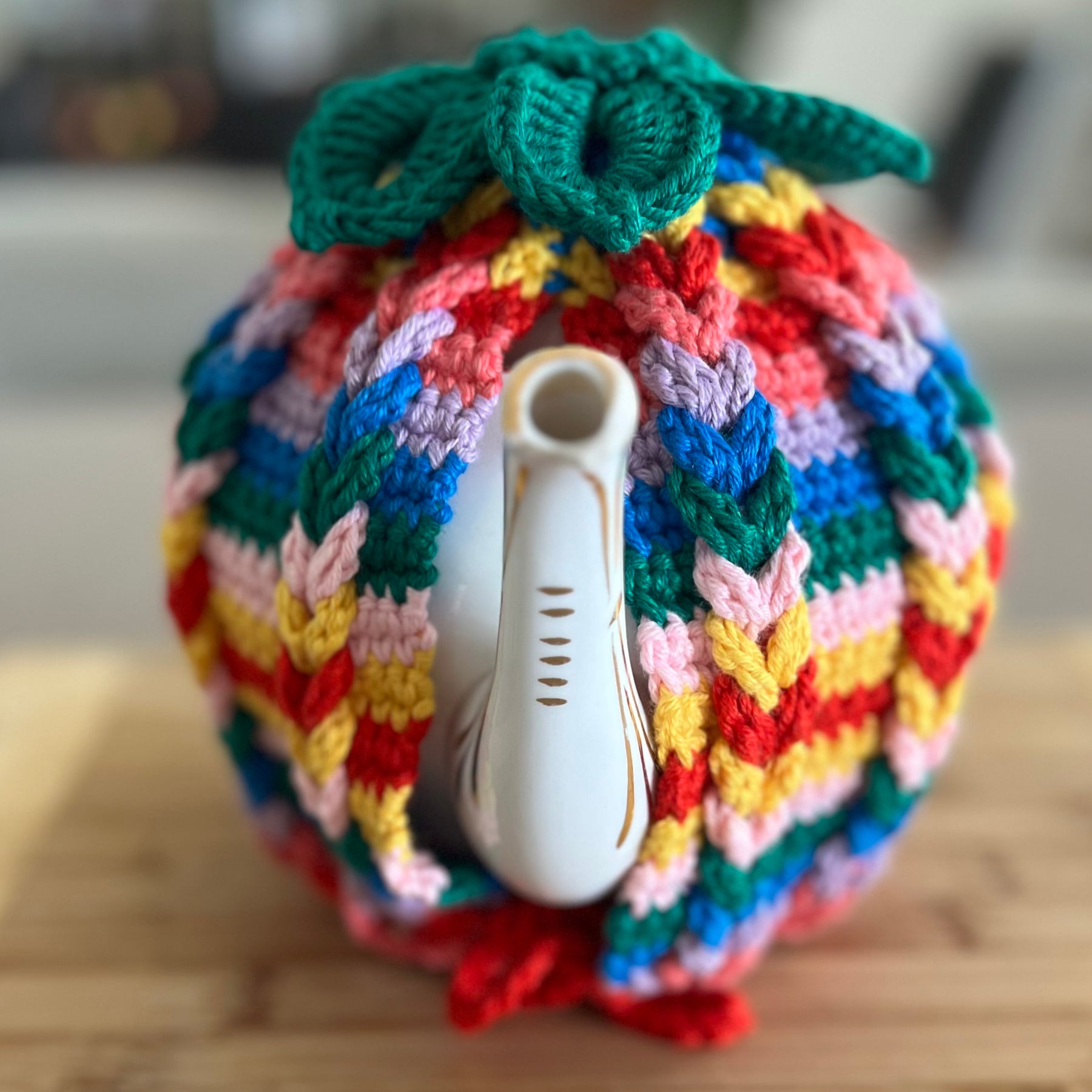 Crochet Teapot Cosy - 4 different designs
