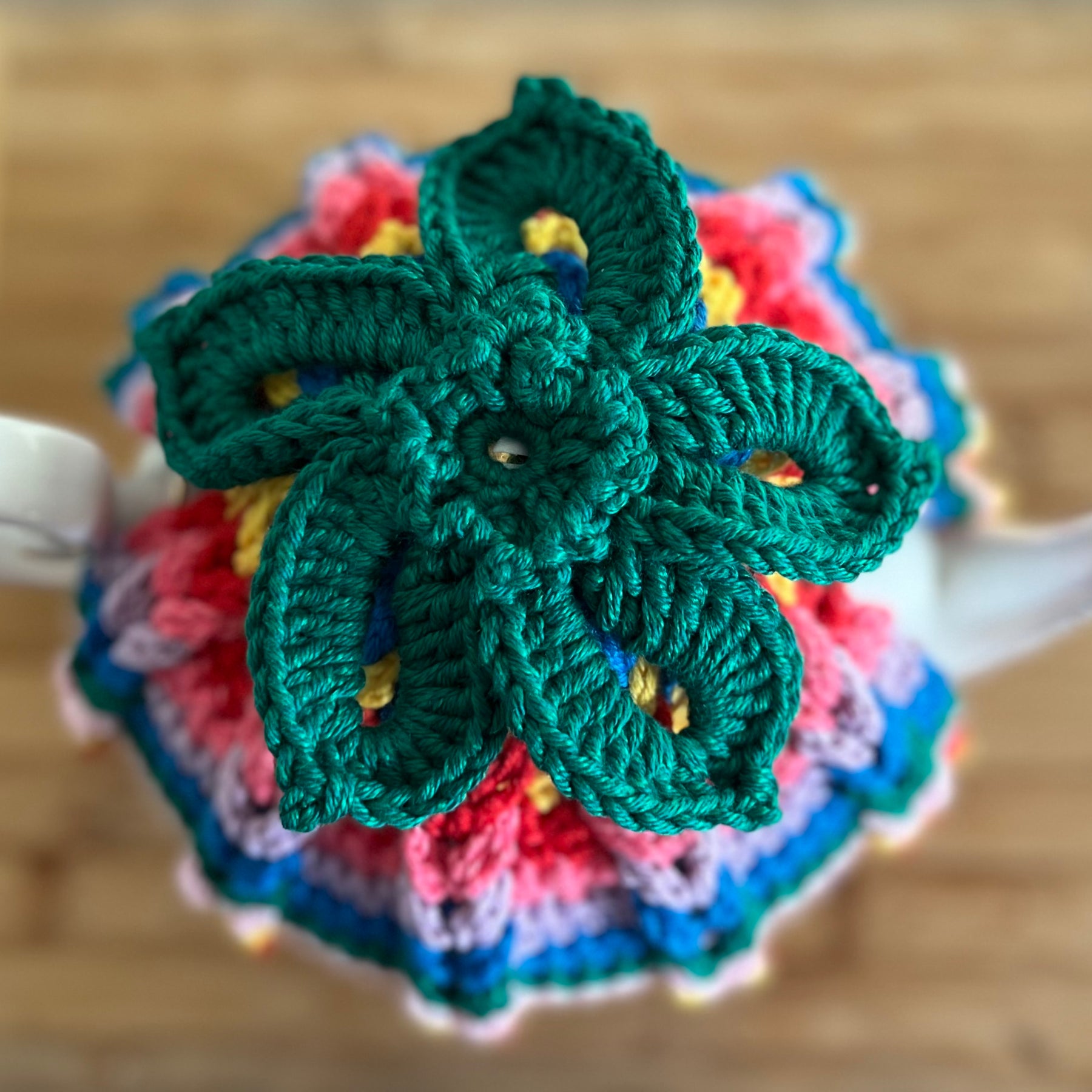 Crochet Teapot Cosy - 4 different designs