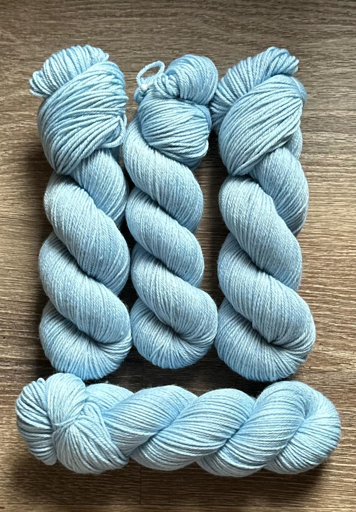 Sky Blue - 4 ply Deluxe Sock Yarn