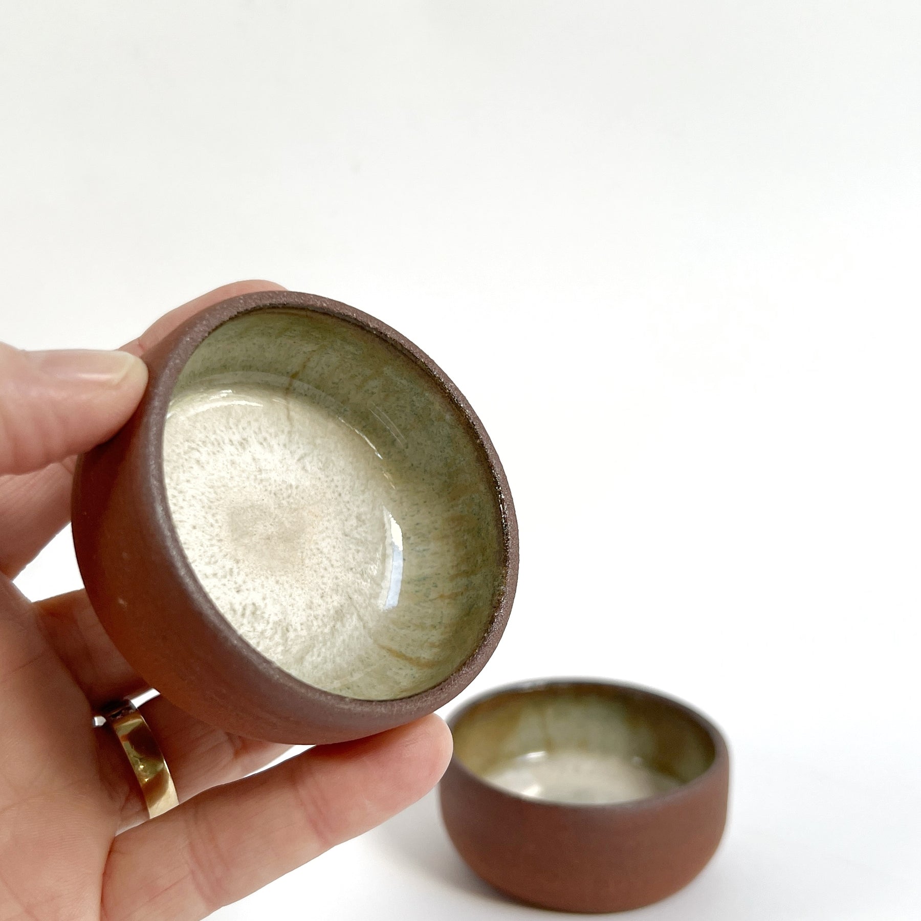 Small Ceramic Condiment/Dipping Bowl