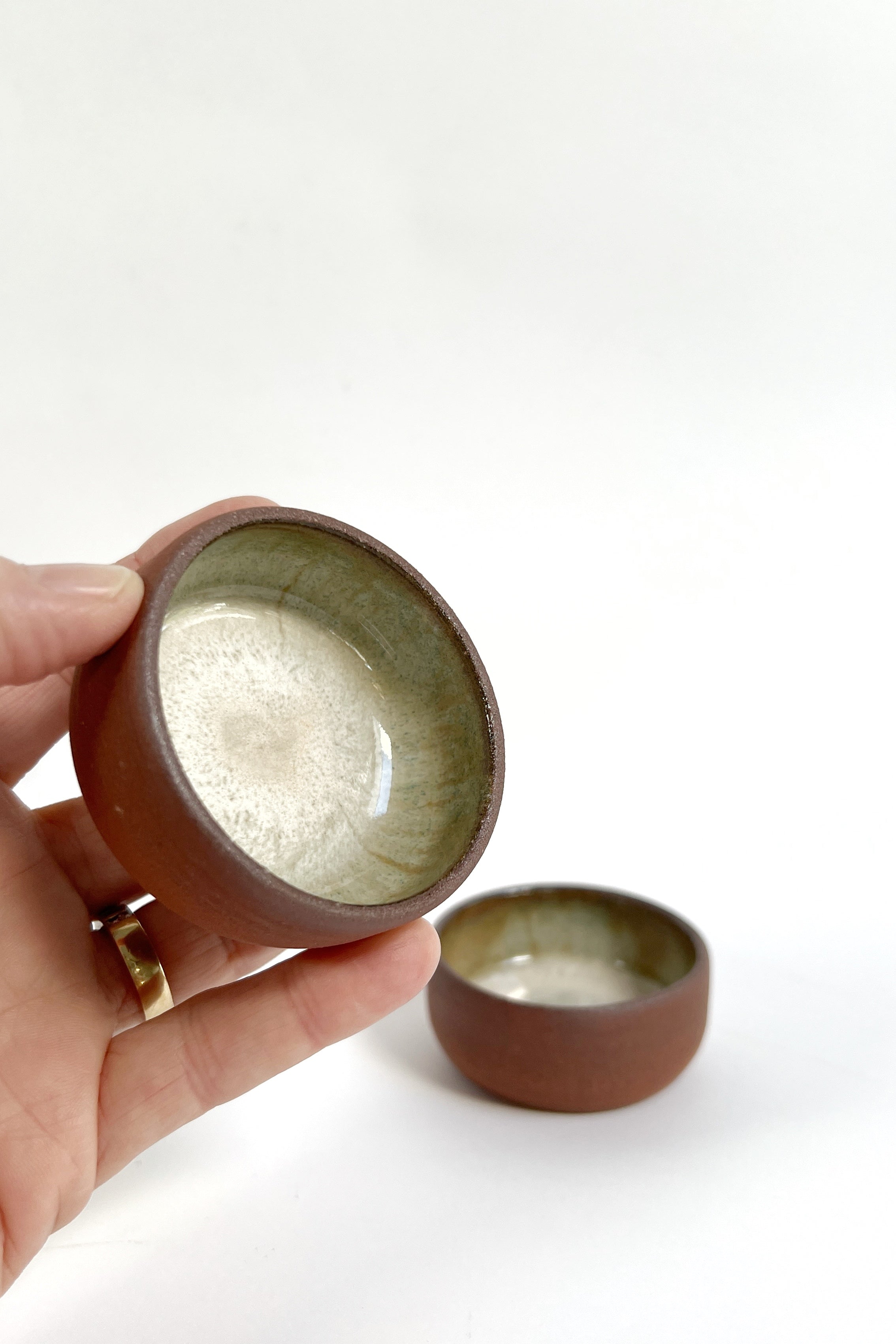 Small Ceramic Condiment/Dipping Bowl