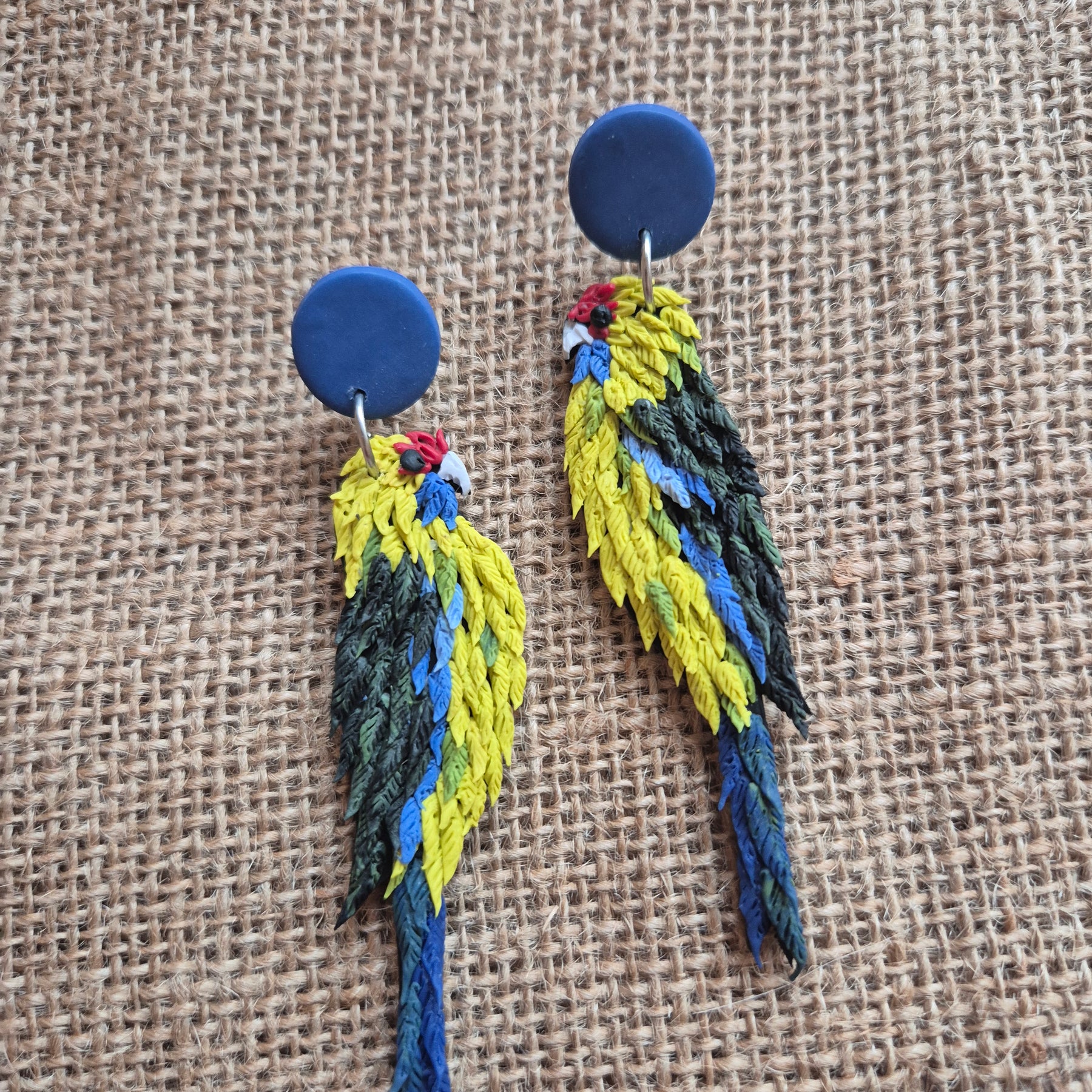 Tasmanian Green Rosella Earrings