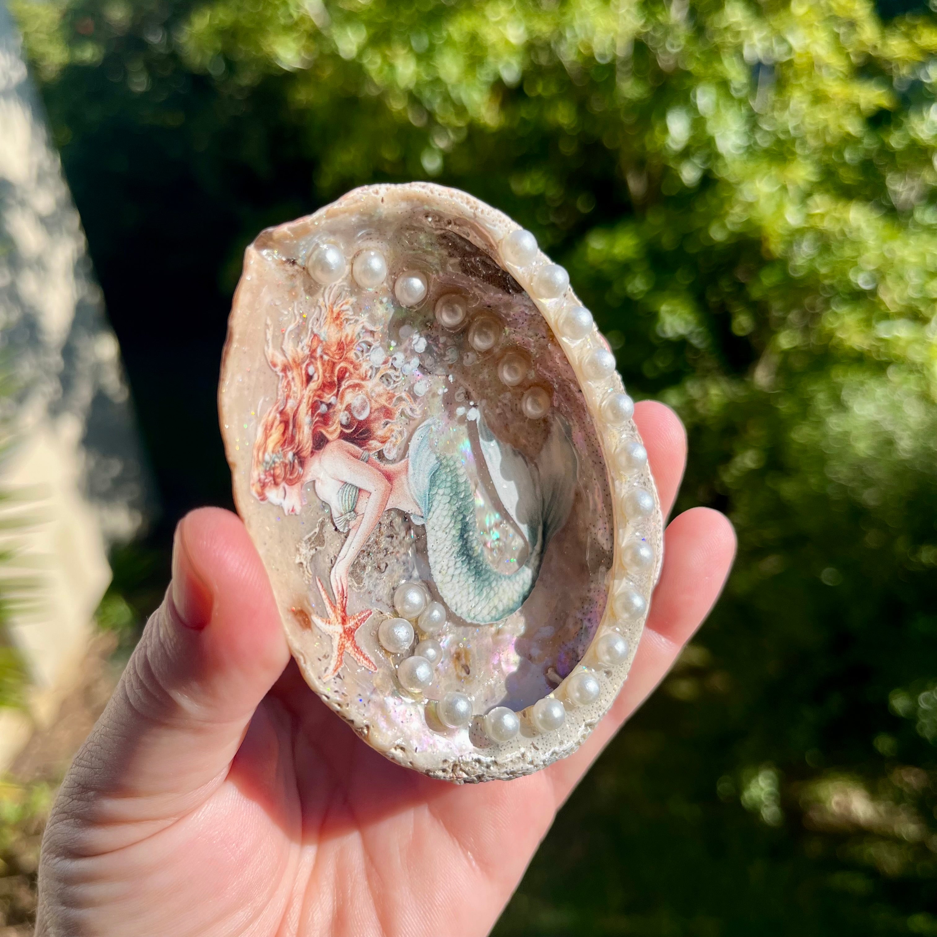 Mermaid Ocean Shell Trinket Dish