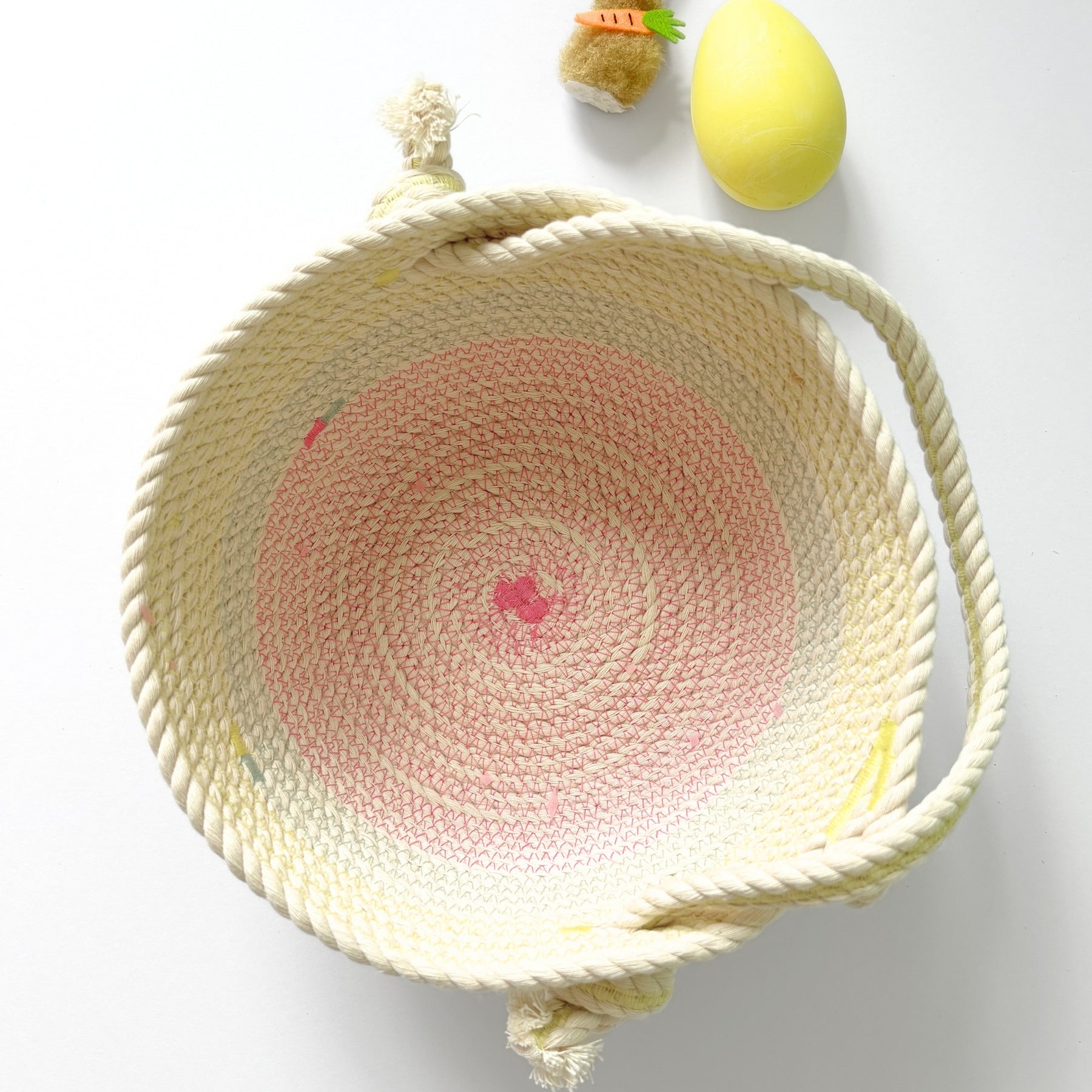 Cotton Rope Pastel Basket