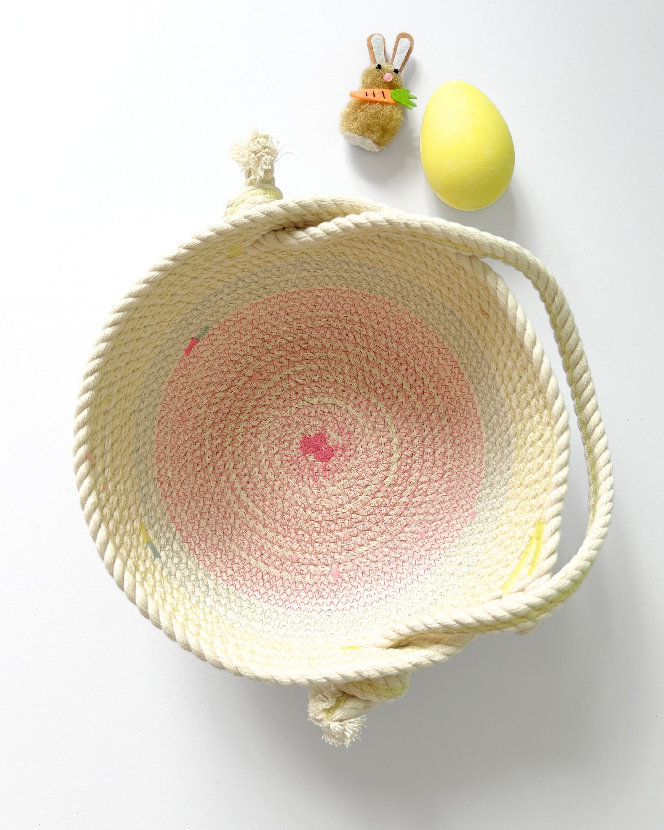 Cotton Rope Pastel Basket